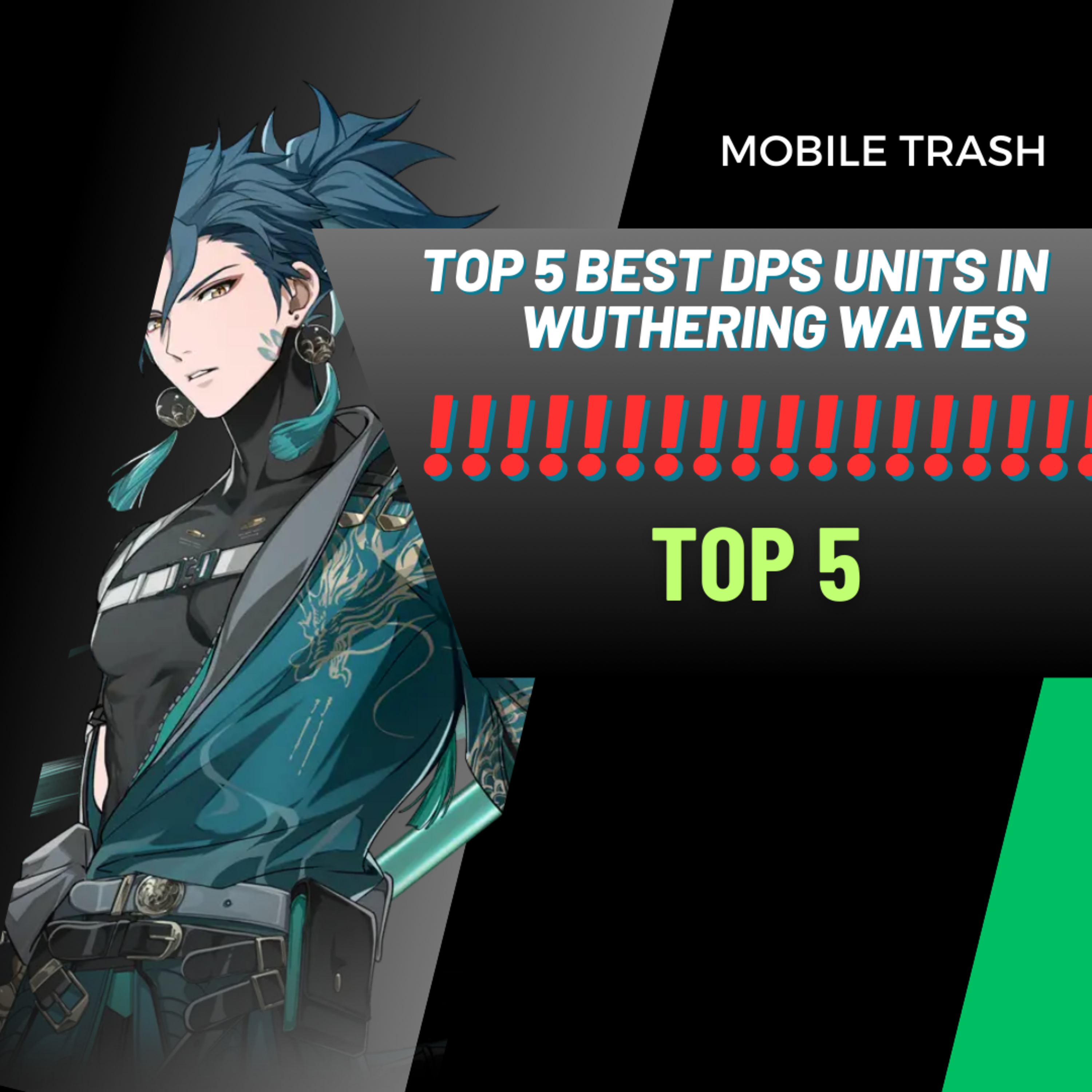 TOP 5 BEST DPS UNITS IN WUTHERING WAVES