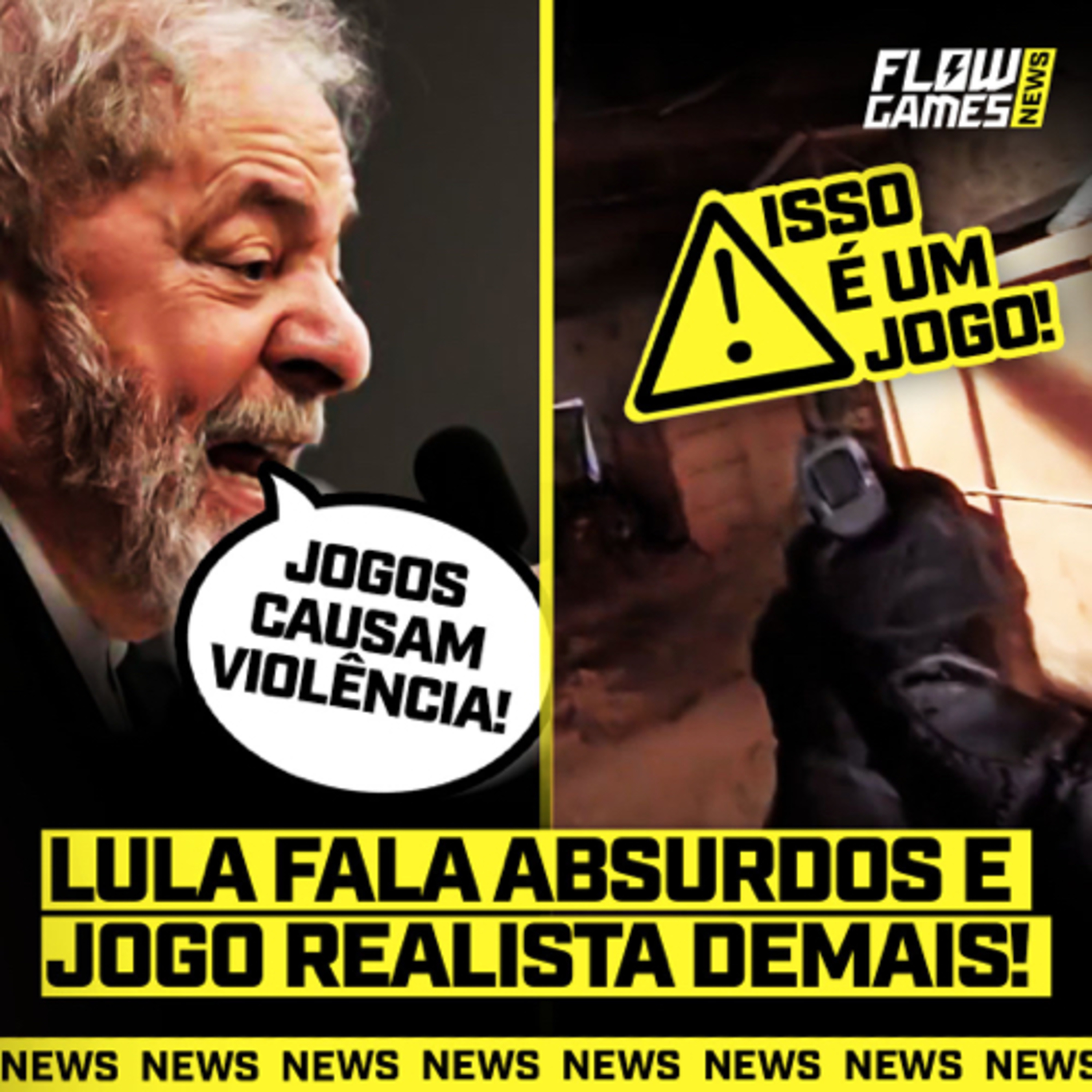 LULA fala ABSURDOS sobre JOGOS e GAME HYPER REALISTA! - FGN #64 episode artwork