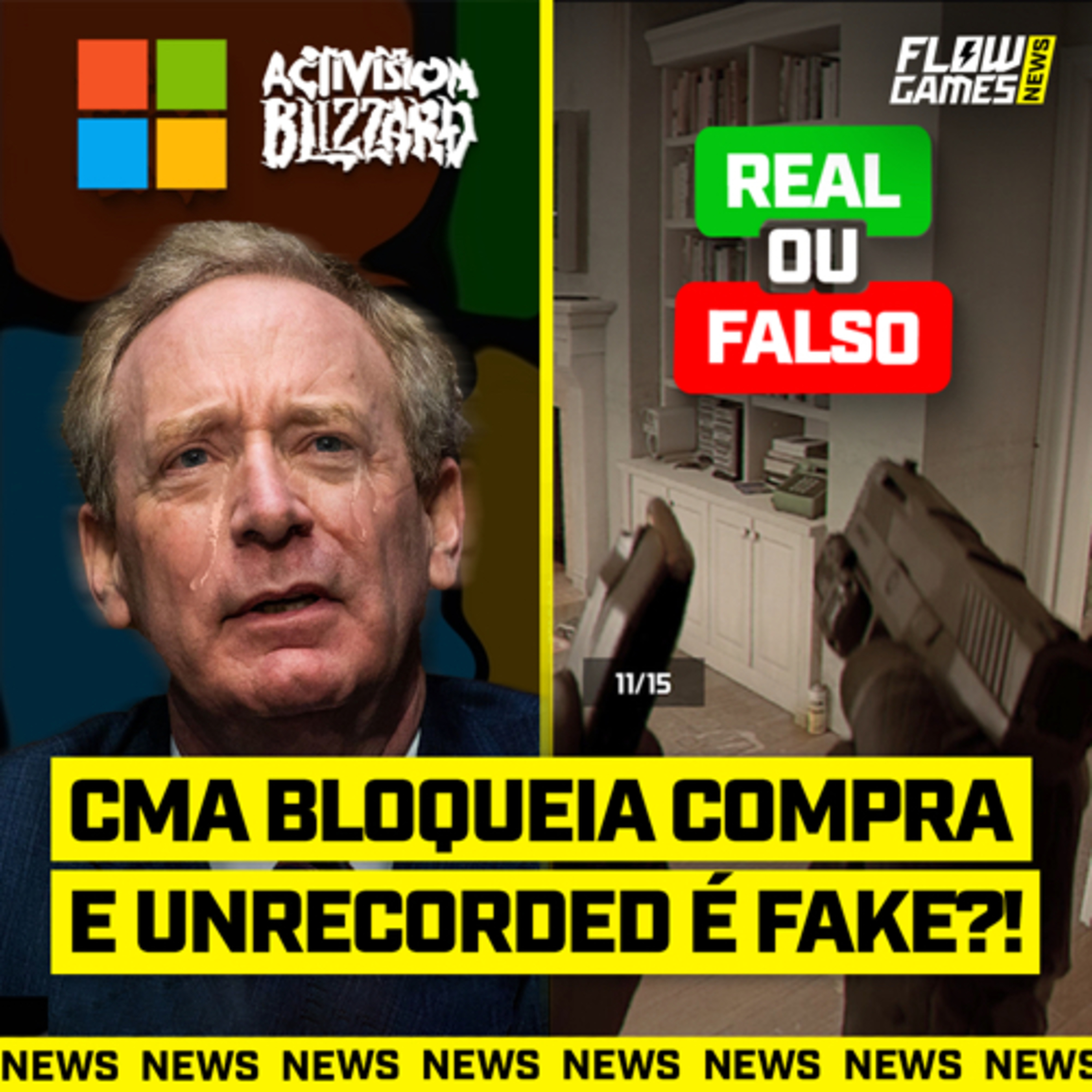 COMPRA da ACTIVISION BLIZZARD BLOQUEADA e UNRECORD é FAKE?! - FGN #65 episode artwork