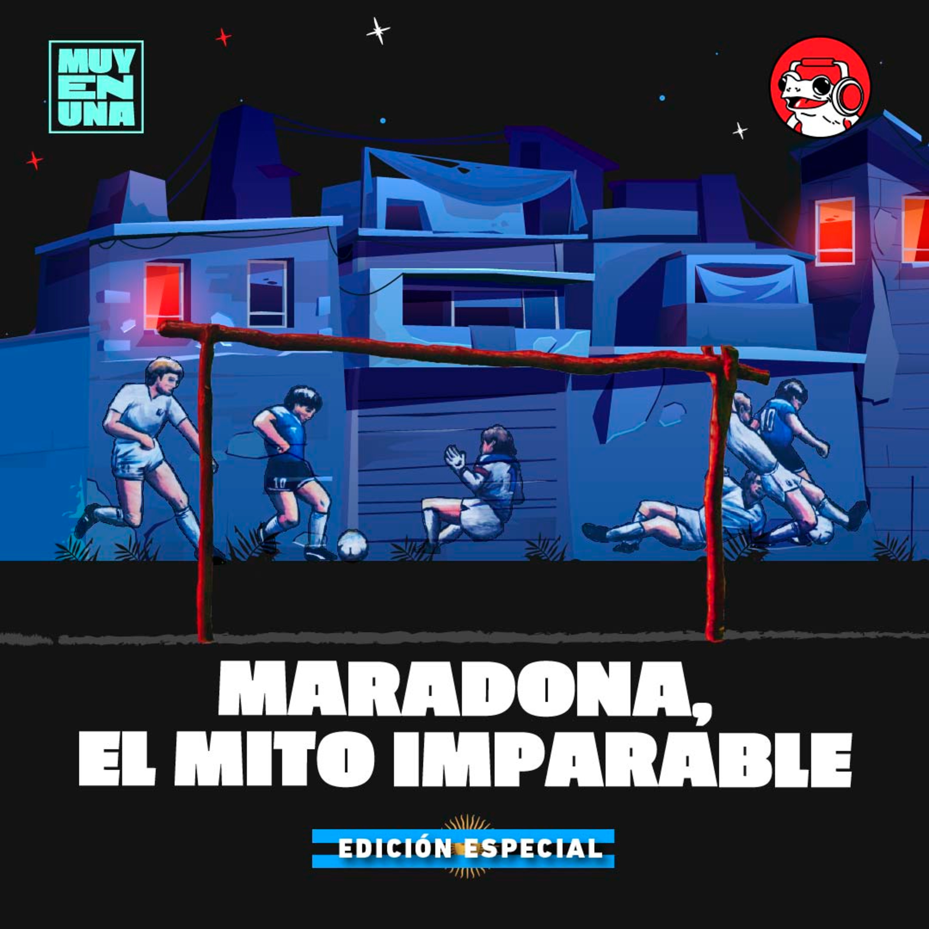 Muy en una