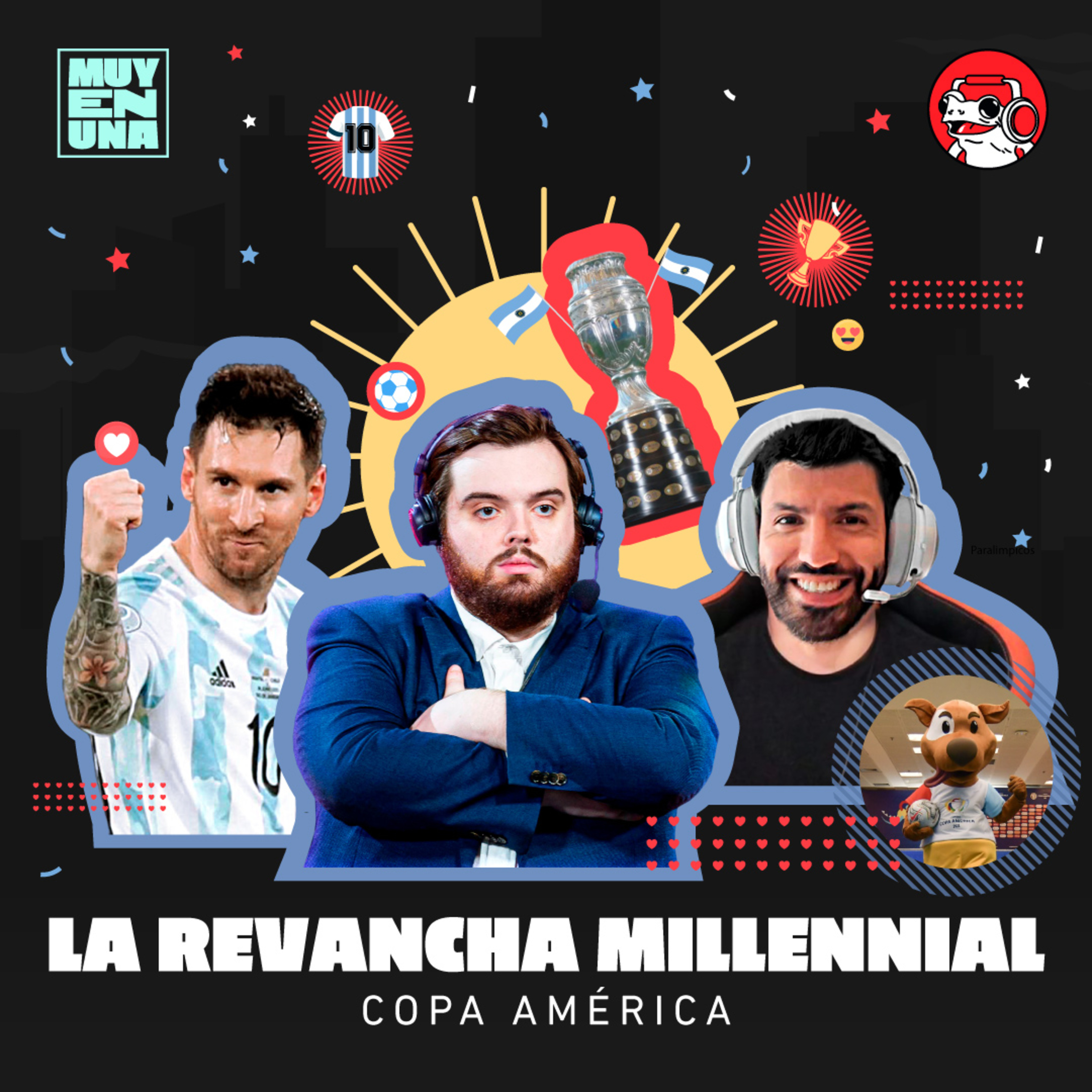 Muy en una