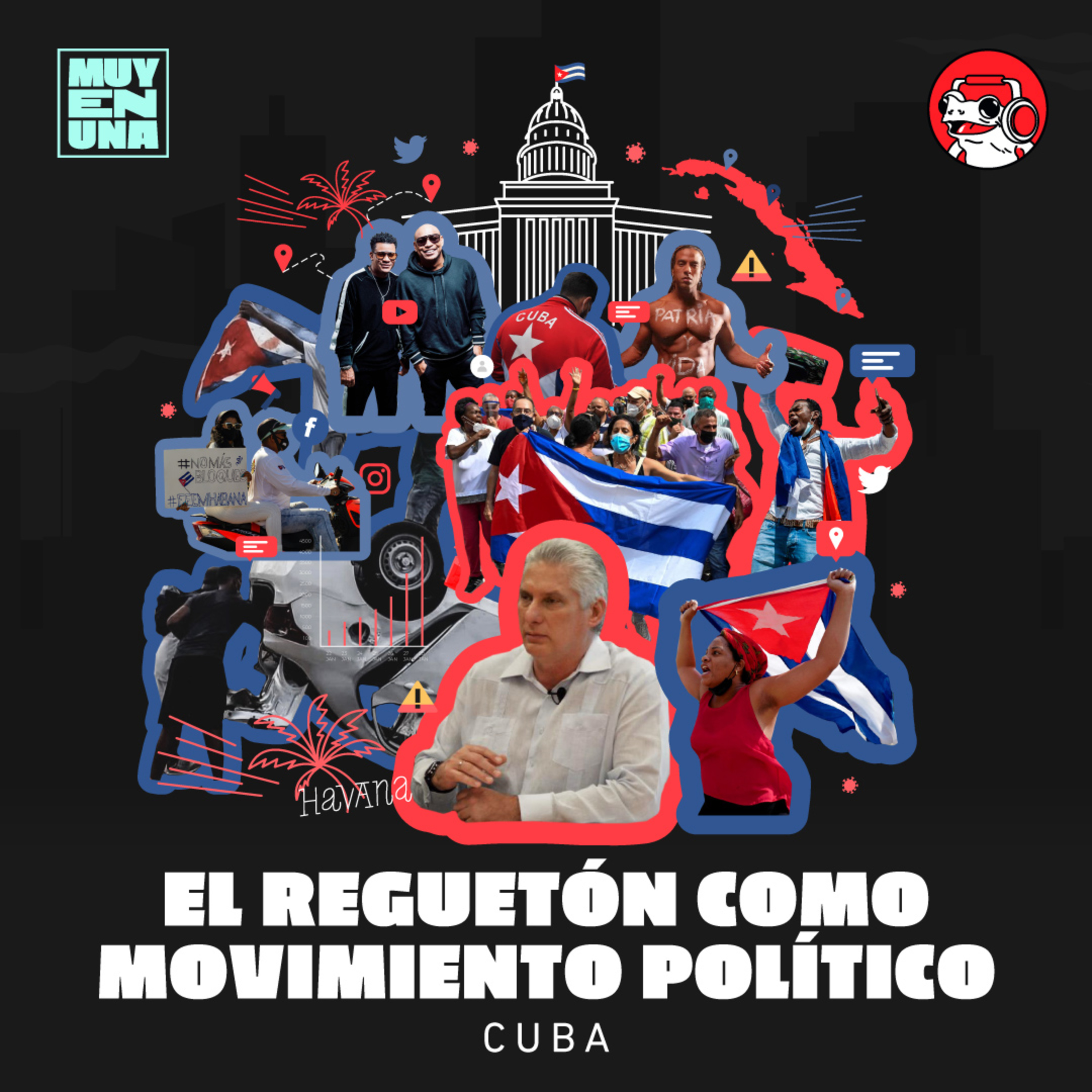 Muy en una