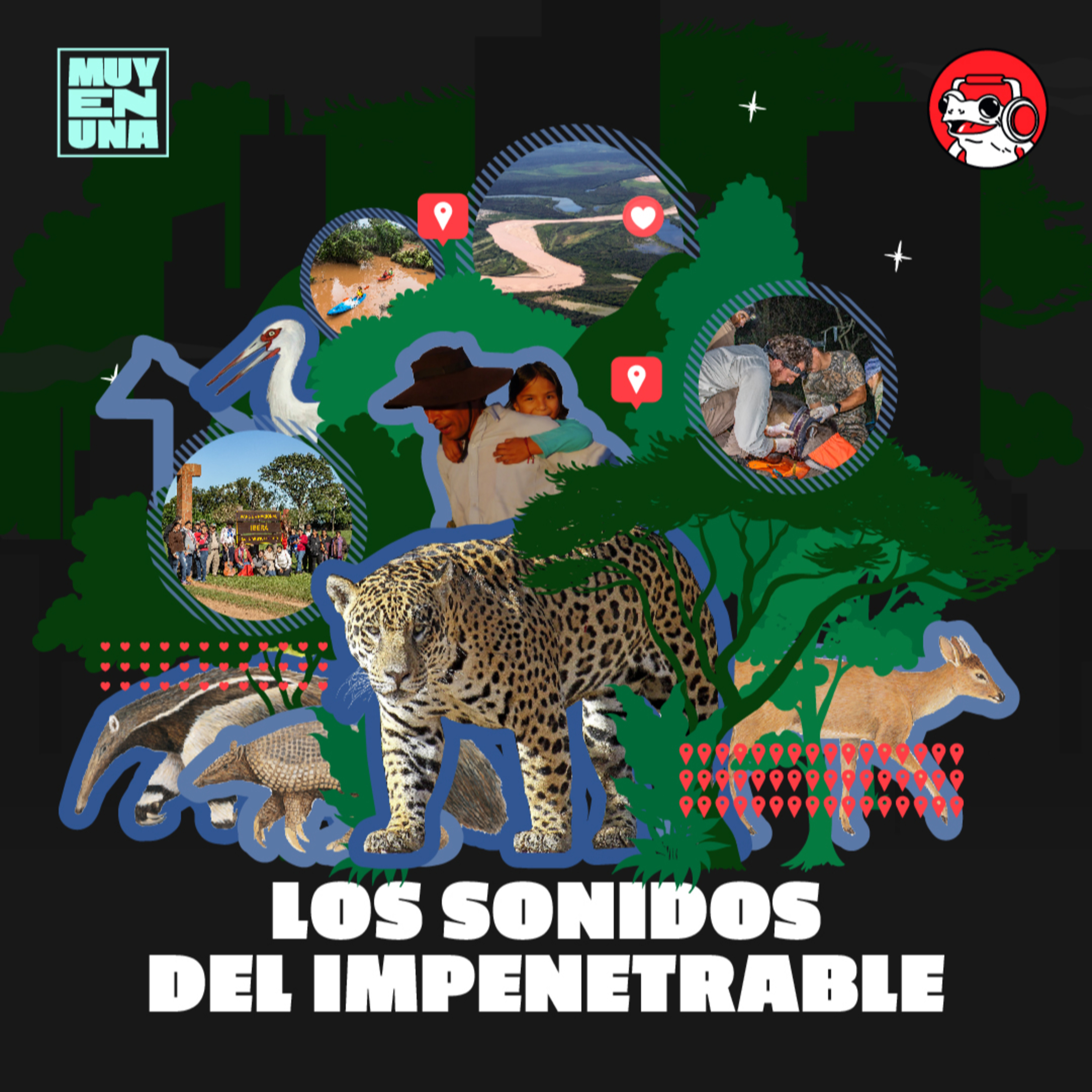 Muy en una