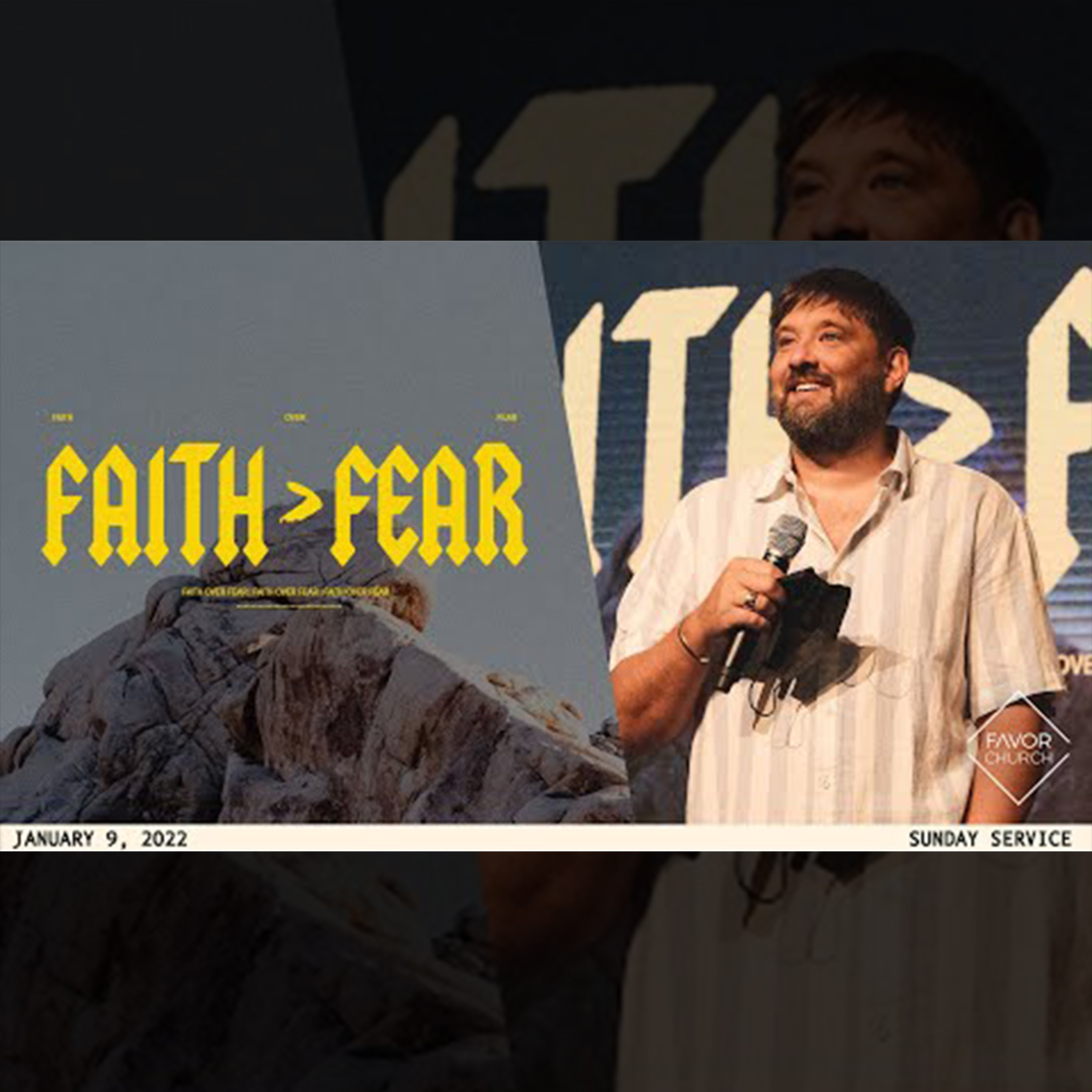 Faith Over Fear (James Aiton) // Favor Church // January 9 episode artwork