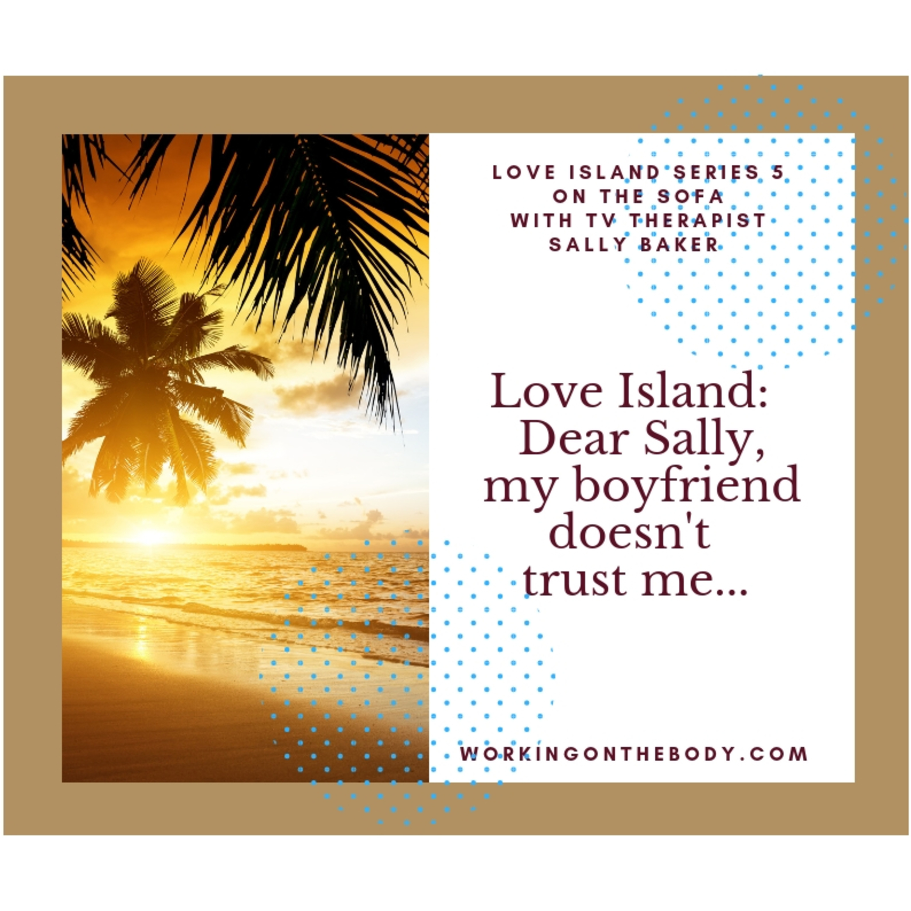 On the sofa with TV therapist Sally Baker