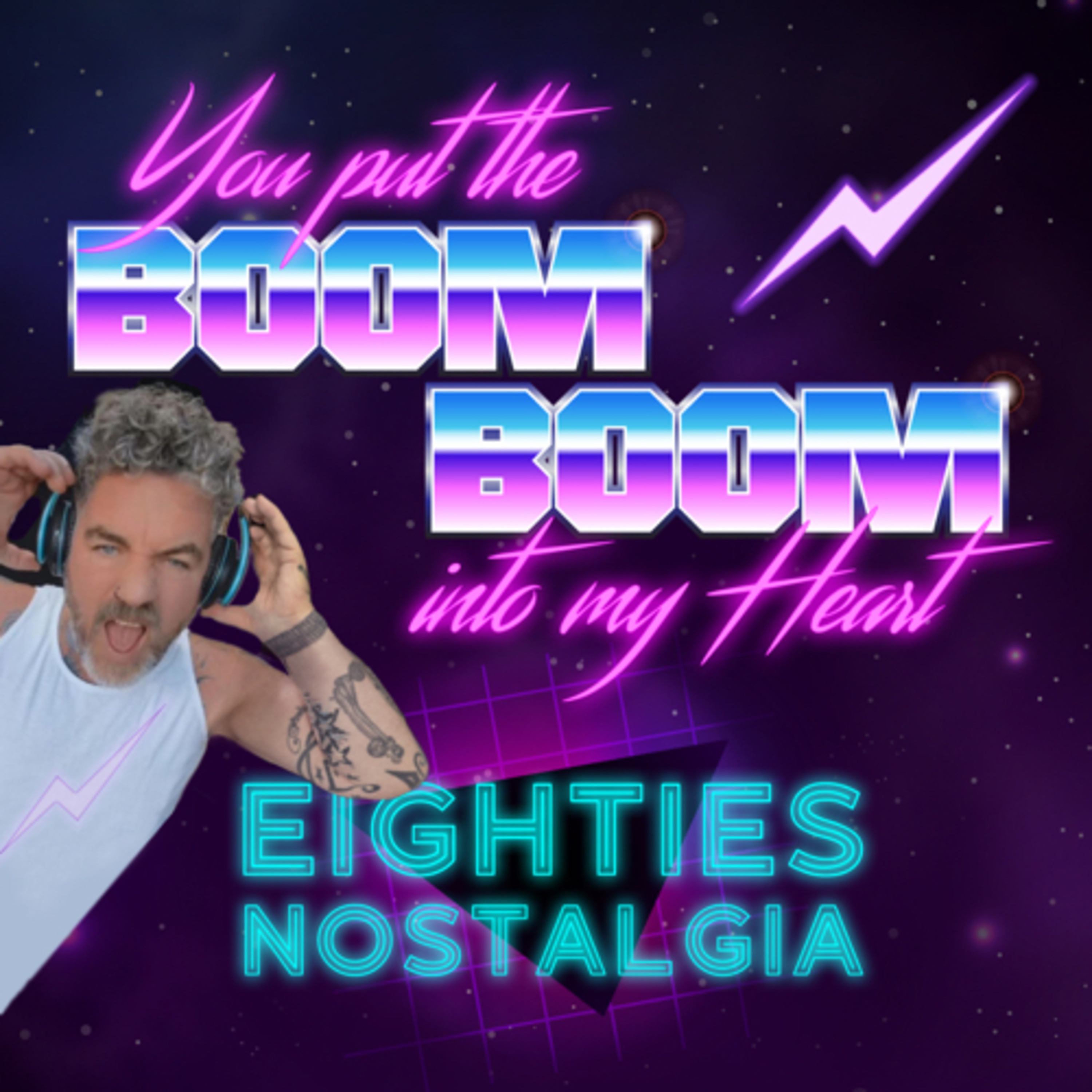 First Solo 80's Podcast in ages its raw its just me episode artwork