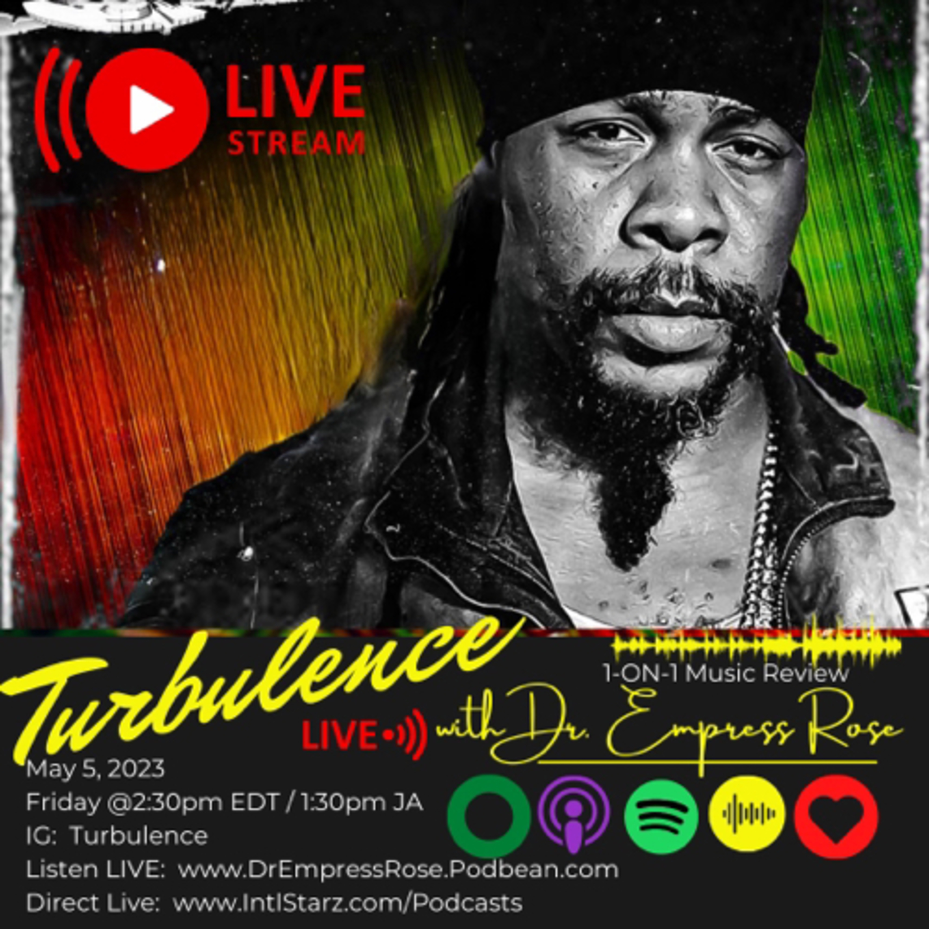 Turbulence interviews w/Dr. Empress Rose