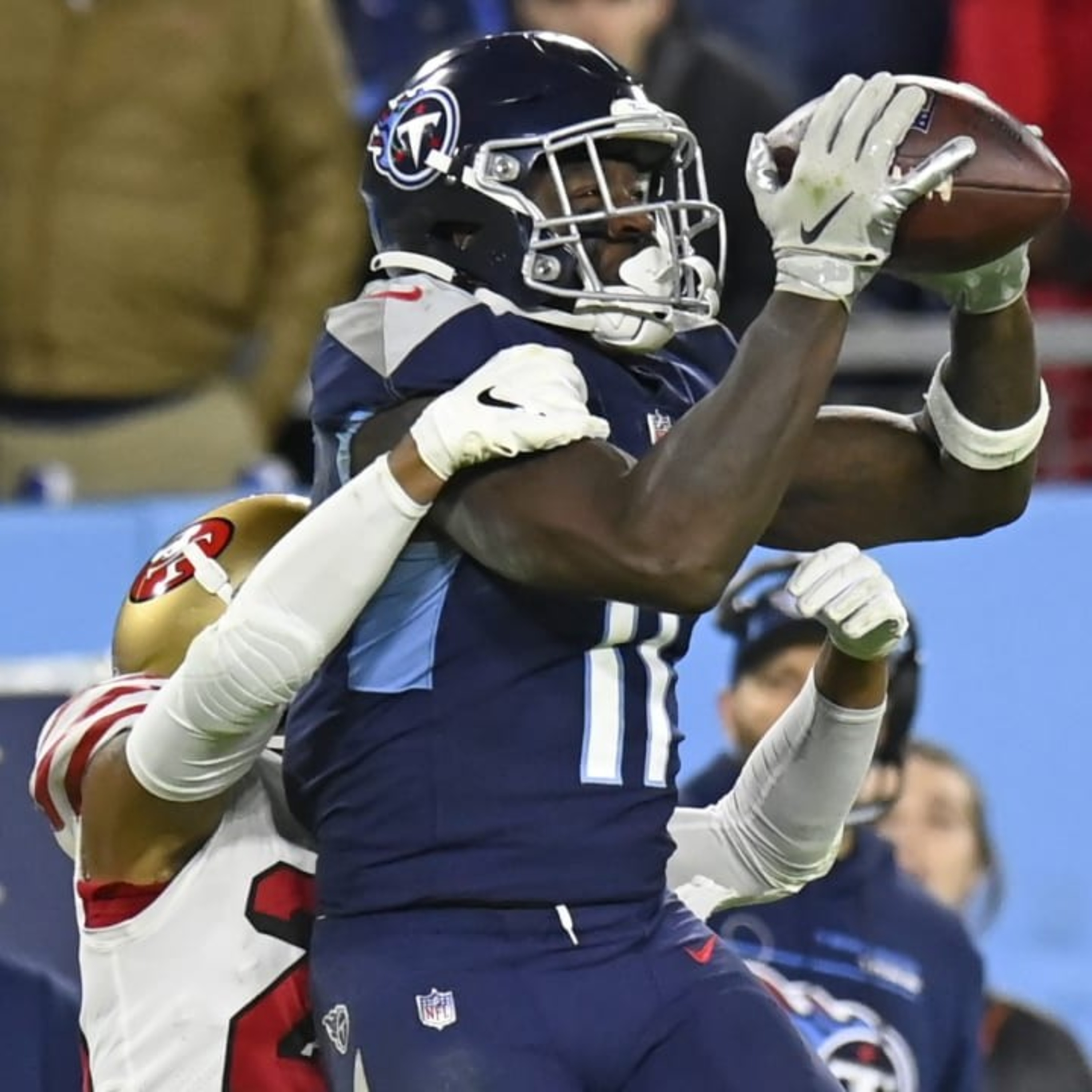 #Titans are Resilient. #Niners need a mobile QB. I wonder who's available?
