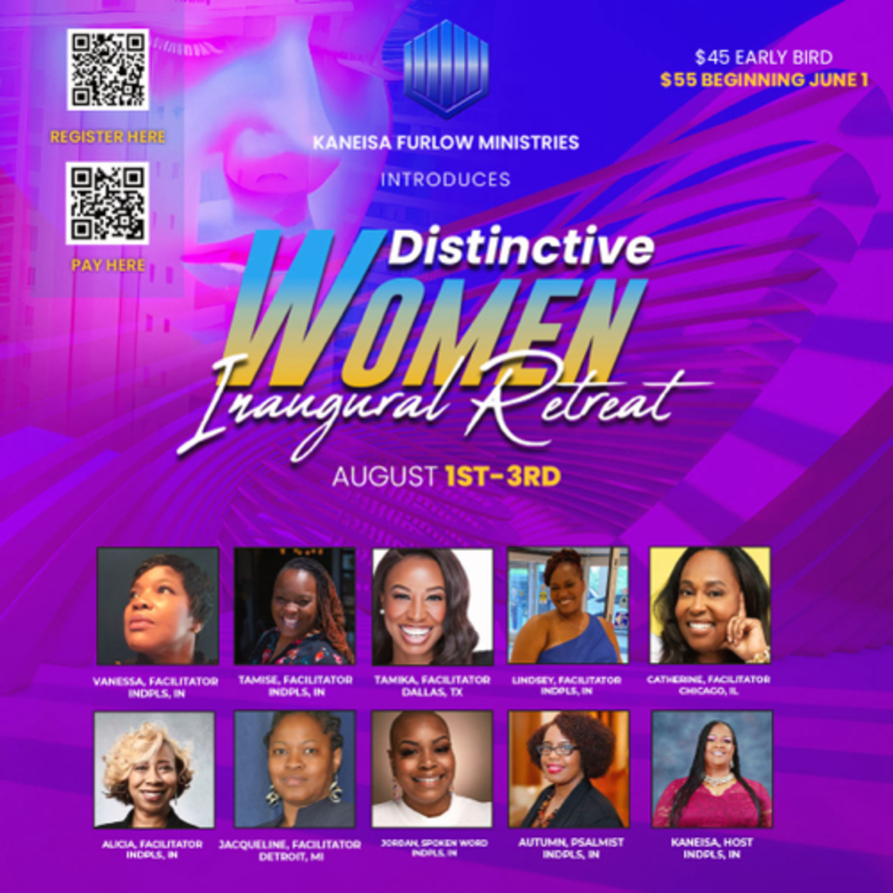 Distinctive Women Retreat: Aug. 1-3, 2024
