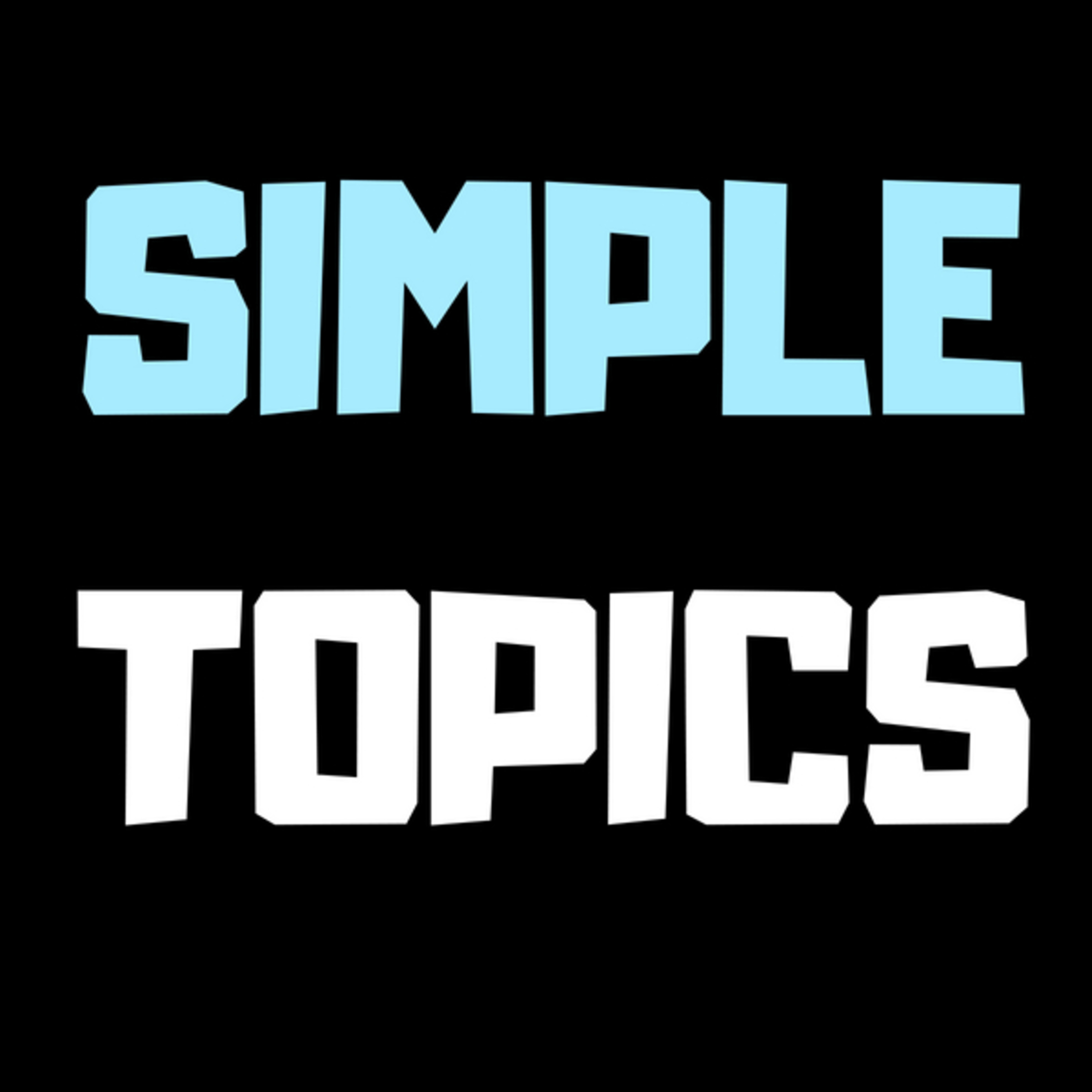 Why I sometimes make Episodes on Simple Topics episode artwork