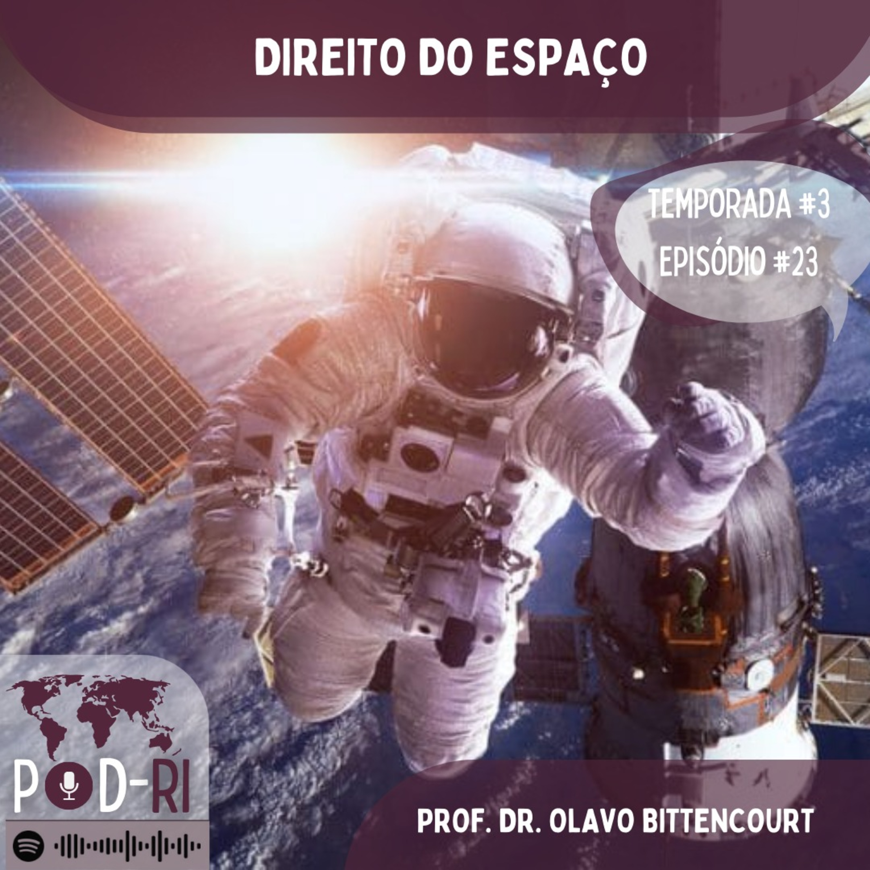 Pod-RI #3.23 - Direito do Espaço com Prof. Dr. Olavo Bittencourt episode artwork