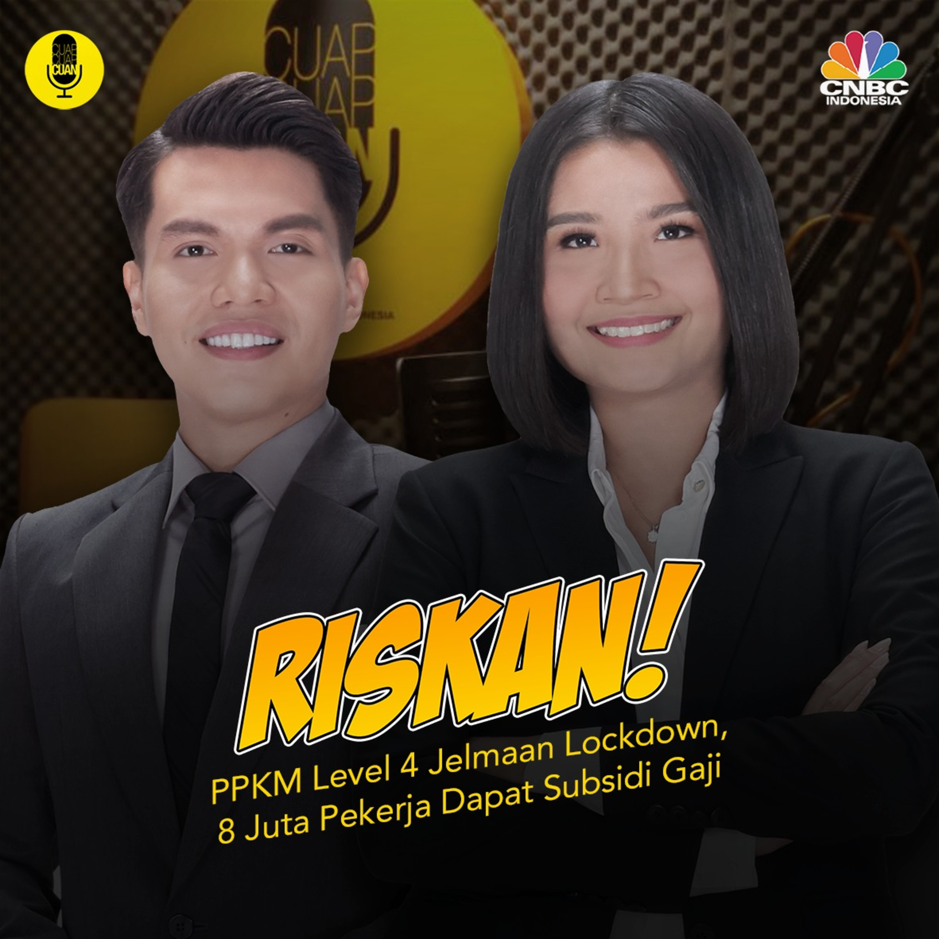 RISKAN! PPKM Level 4 Jelmaan Lockdown, 8 Juta Pekerja Dapat Subsidi Gaji episode artwork
