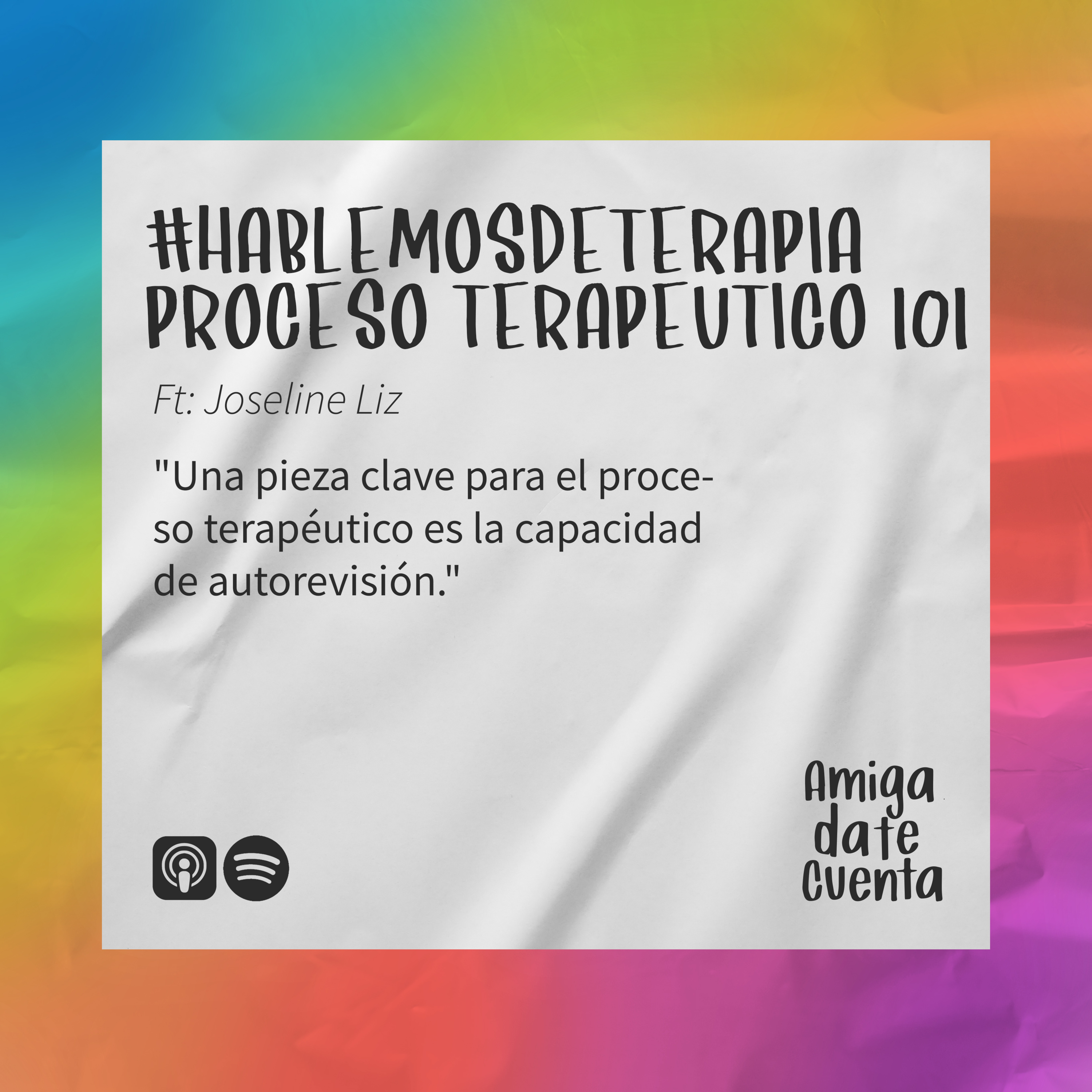 T3E3: #HablemosDeTerapia Proceso terapéutico 101 feat. Joseline Liz episode artwork