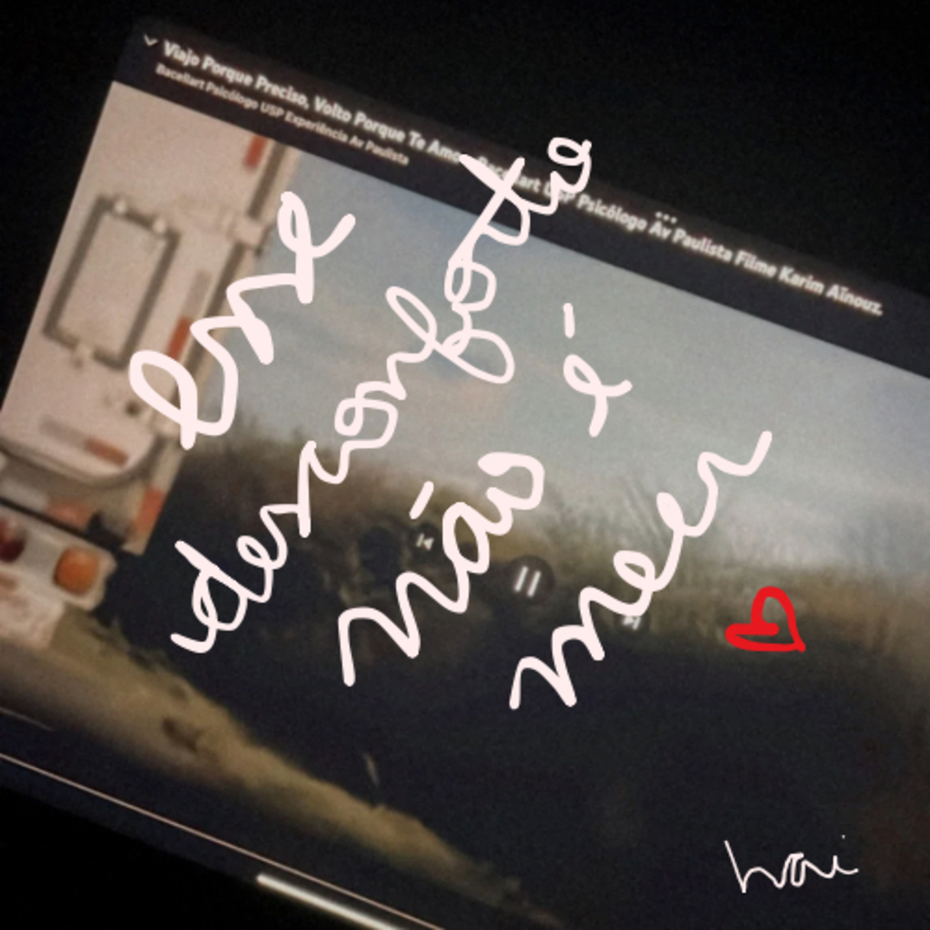 e se eu falar de amor?
