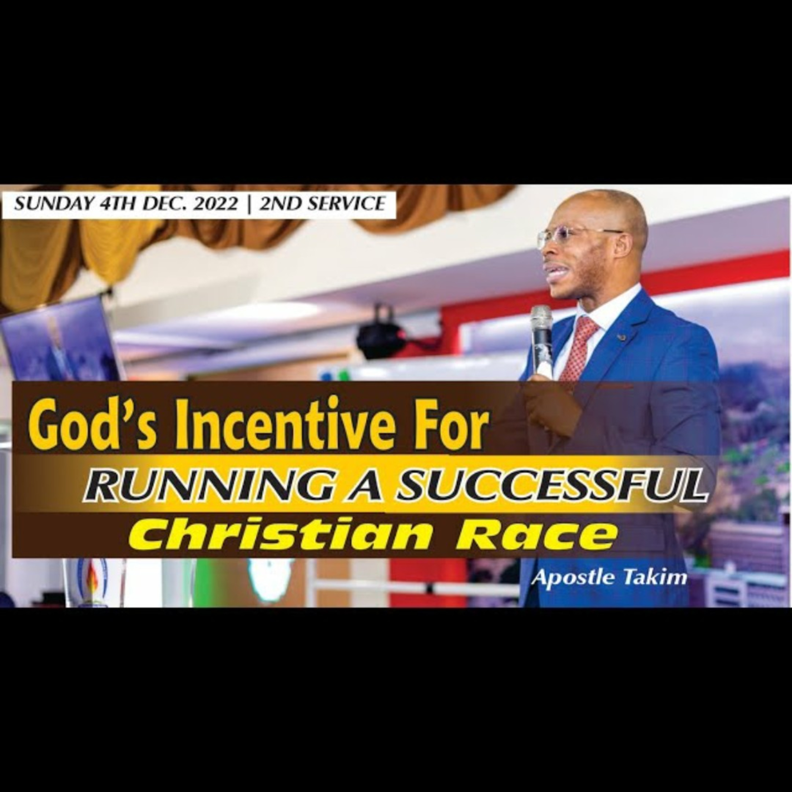 GOD'S INCENTIVE FOR RUNNING A SUCCESSFUL CHRISTIAN RACE