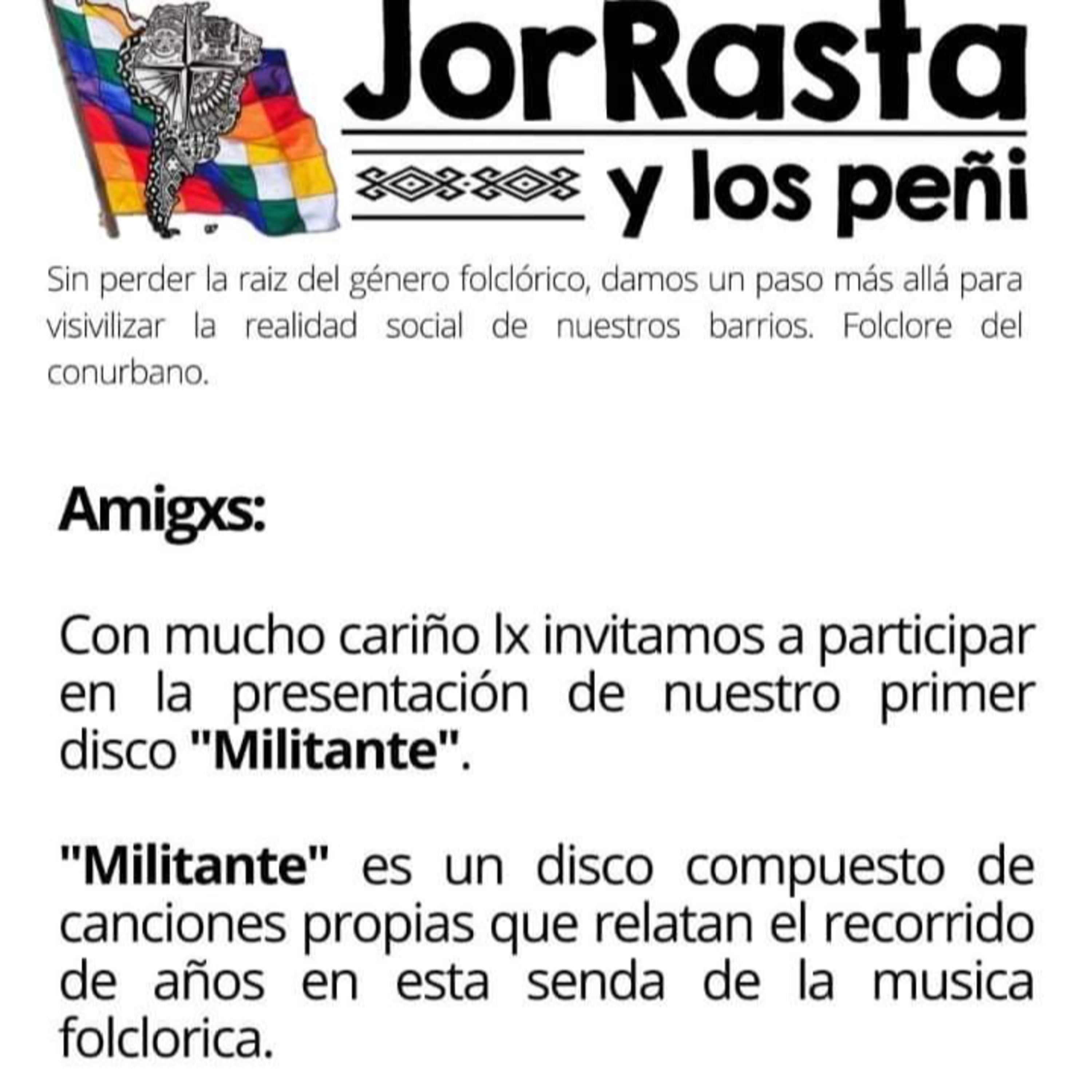 Jor "Rasta": "Nuestra música habla de lo que vivimos en las calles" episode artwork