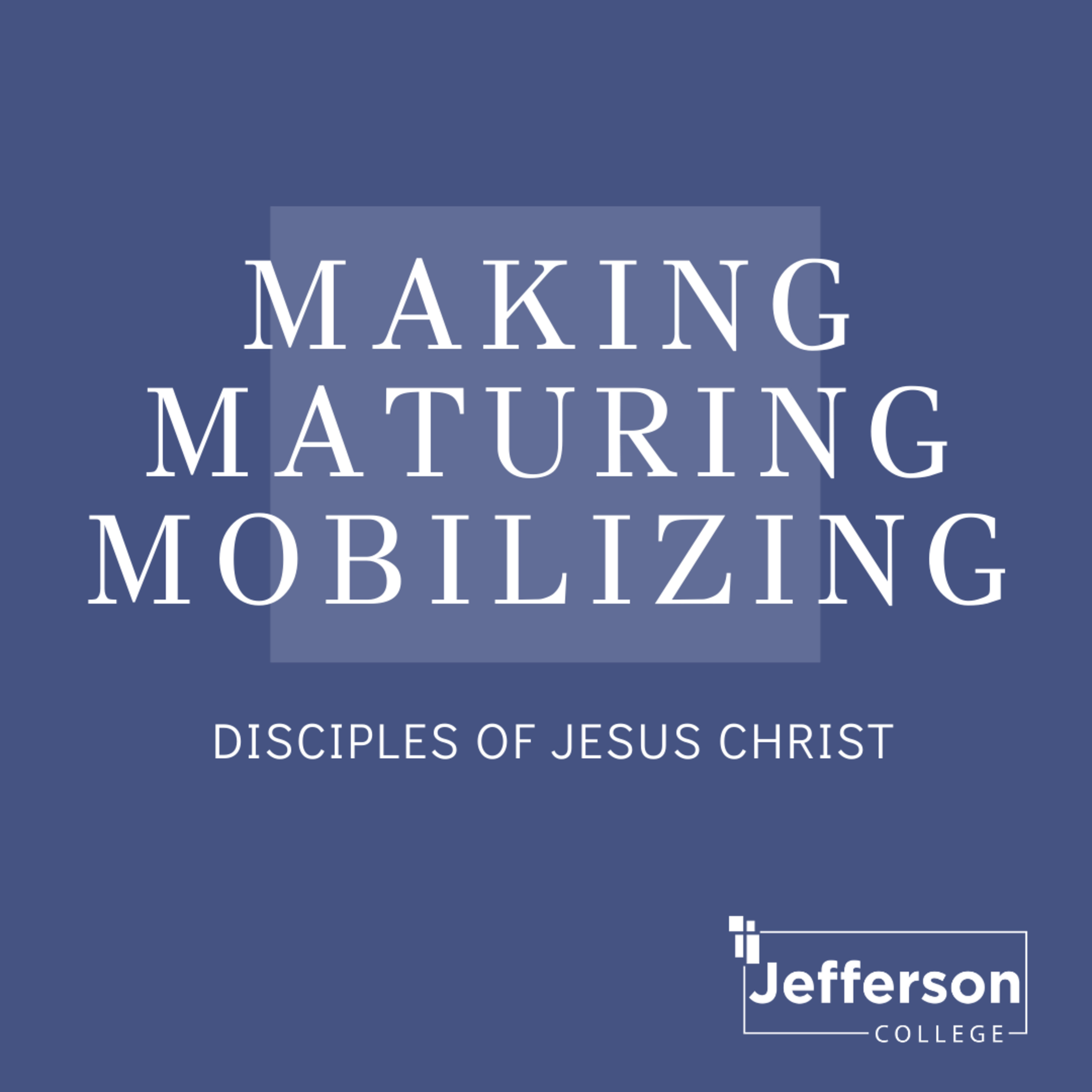 Maturing Disciples episode artwork