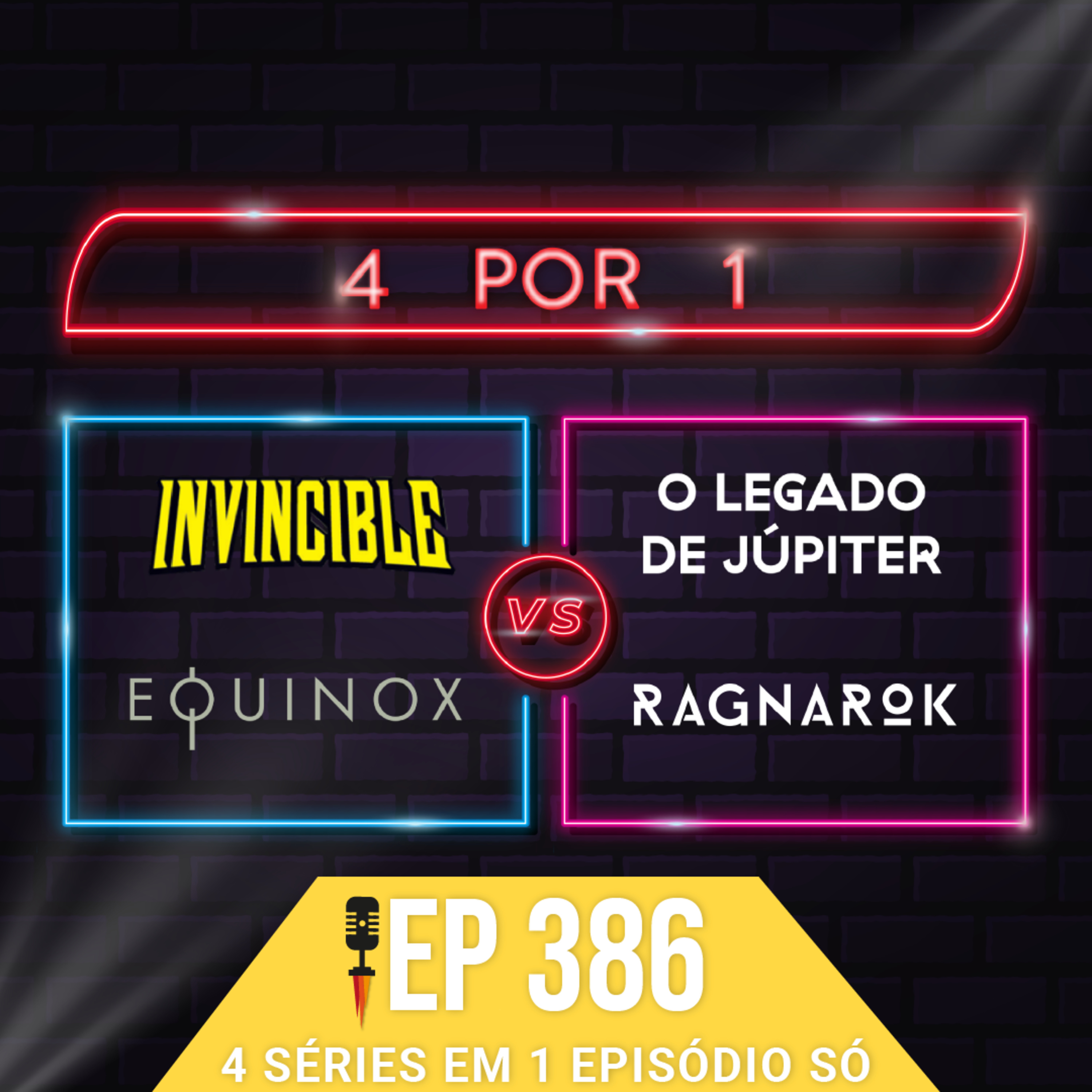 #386 - 4 Séries em 1 Episódio só - Rapidão Séries de TV