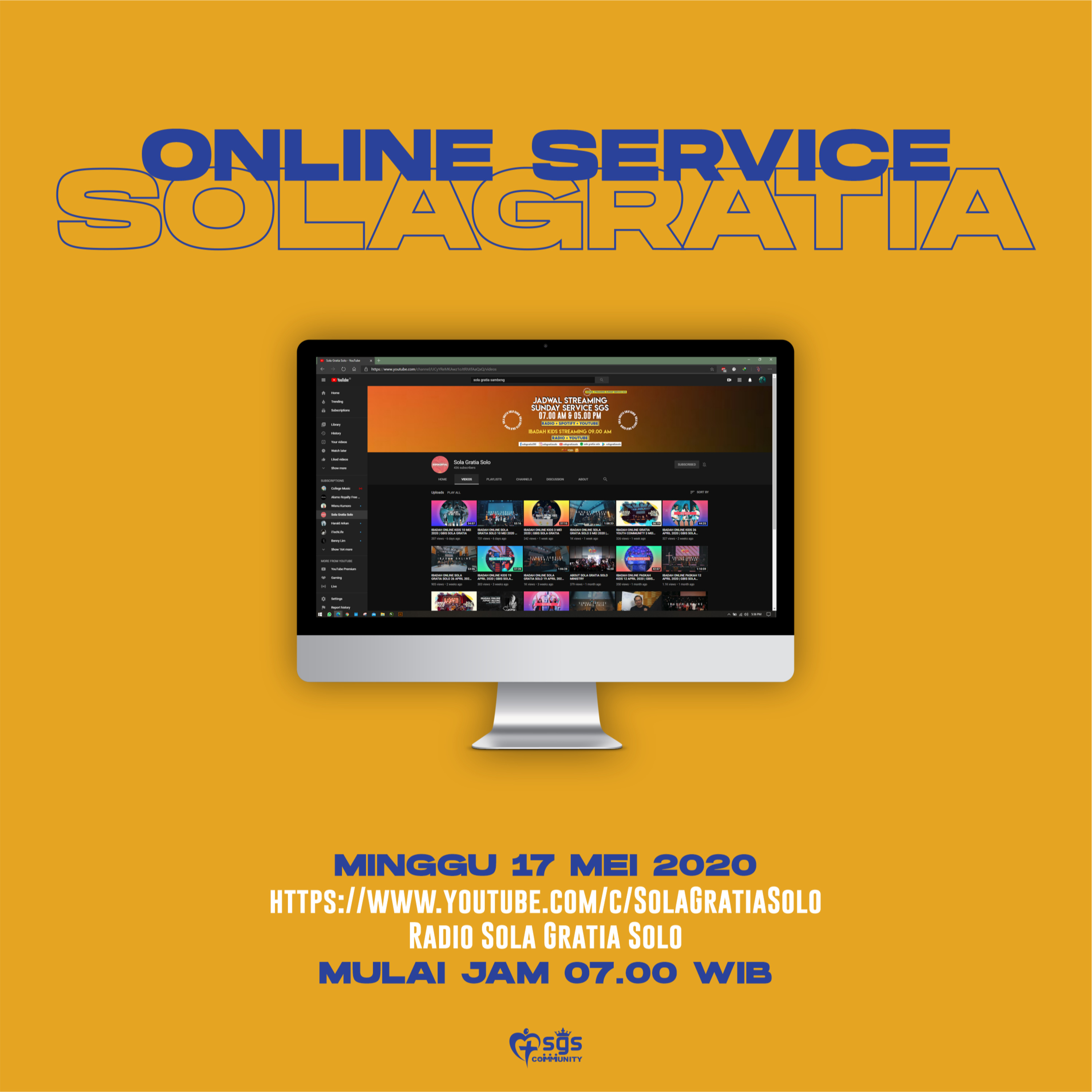 SOLA GRATIA SOLO | SGS COMMUNITY