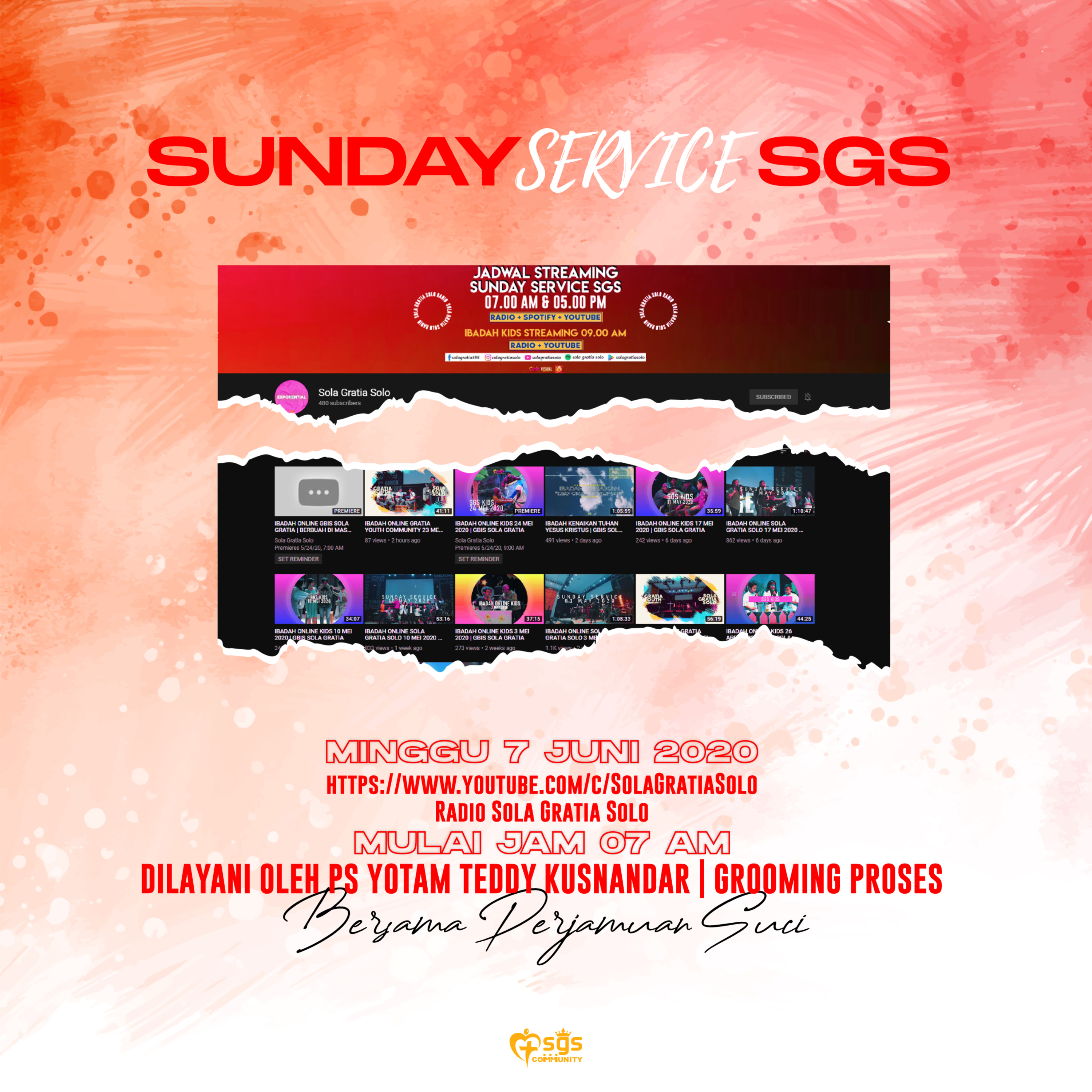 SOLA GRATIA SOLO | SGS COMMUNITY