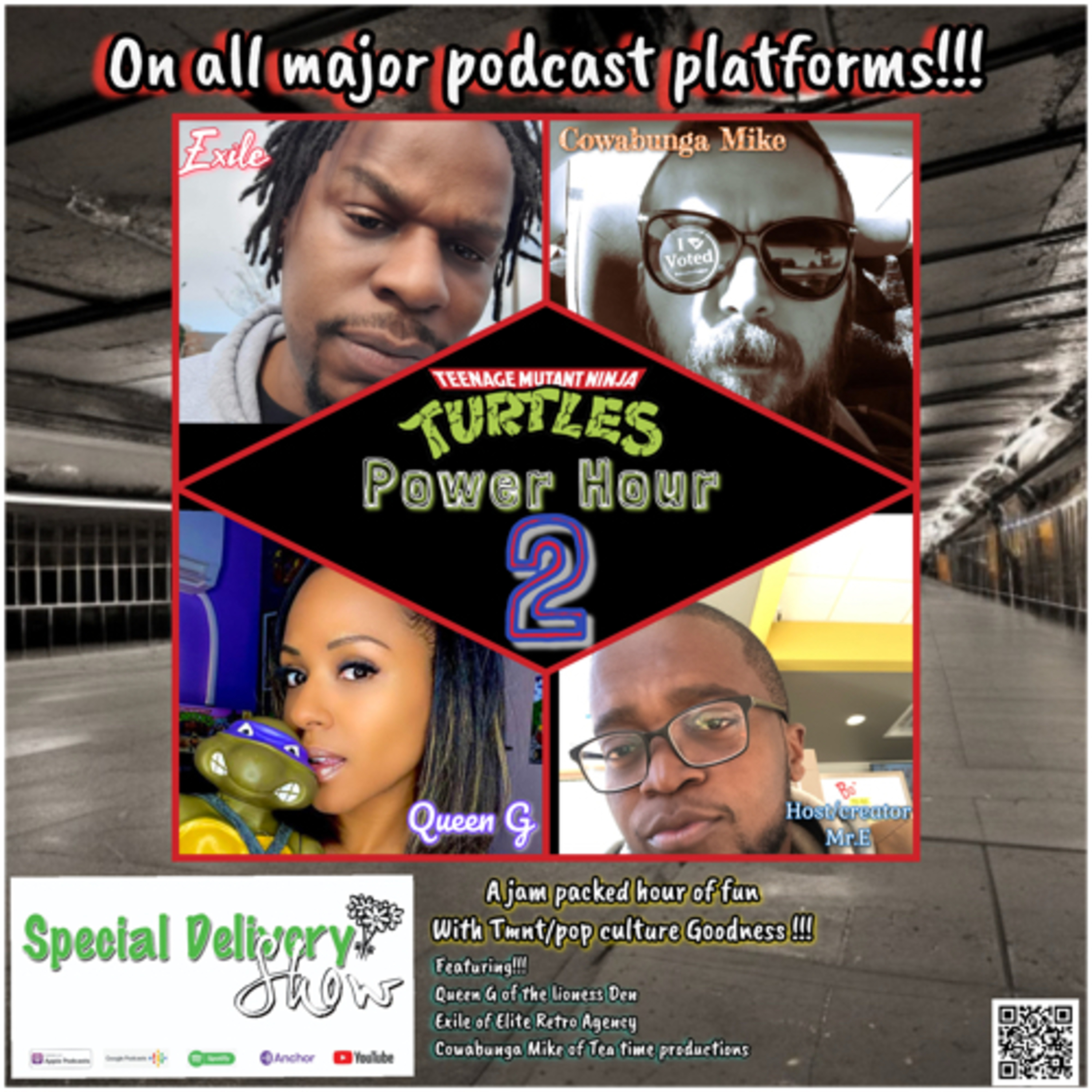 Special Delivery Show 🌺Tmnt Power hour 2 feat Queen G, Exile and Cowabunga Mike! episode artwork