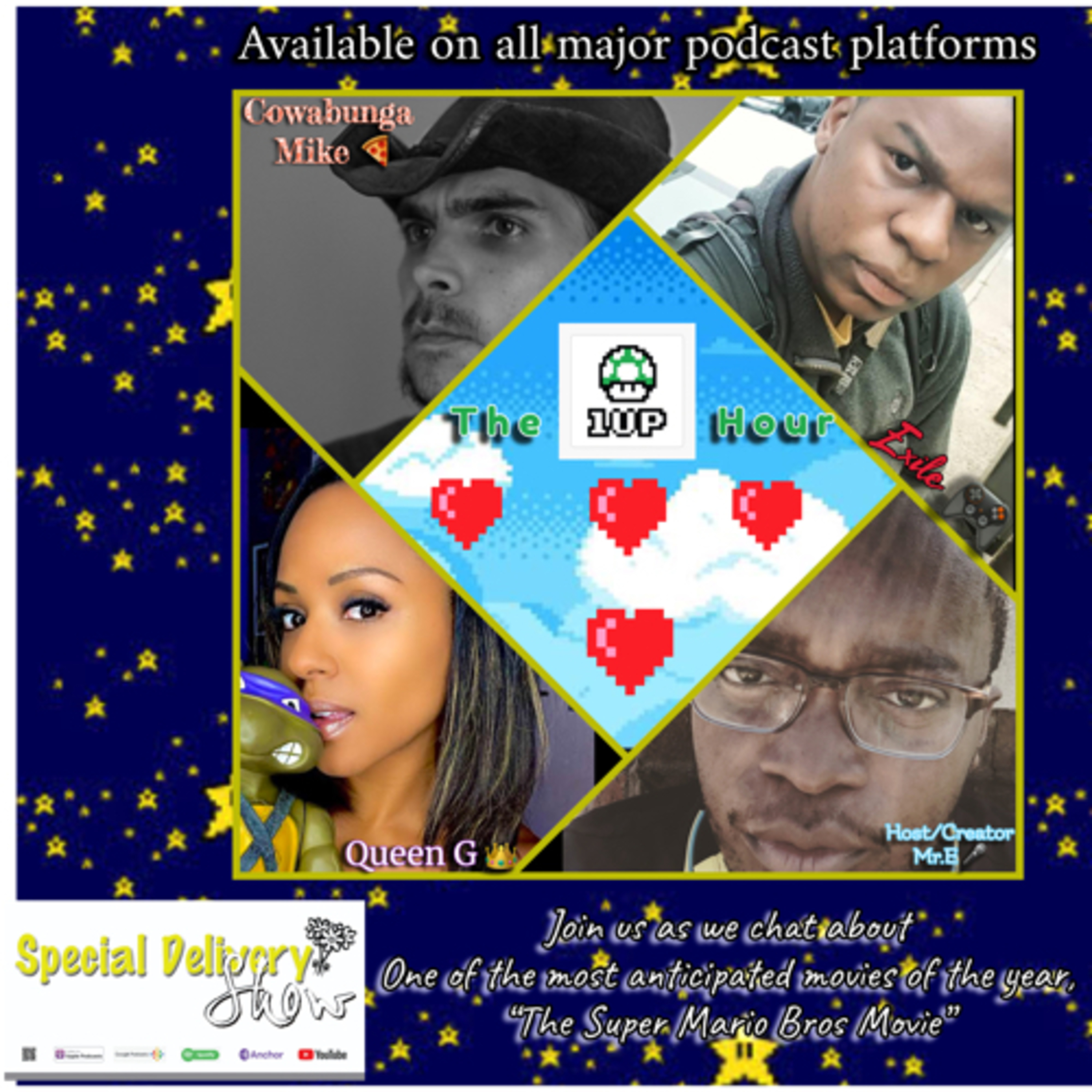 Special Delivery Show 🌸:1 up hour feat Queen G, Exile and Cowabunga Mike episode artwork