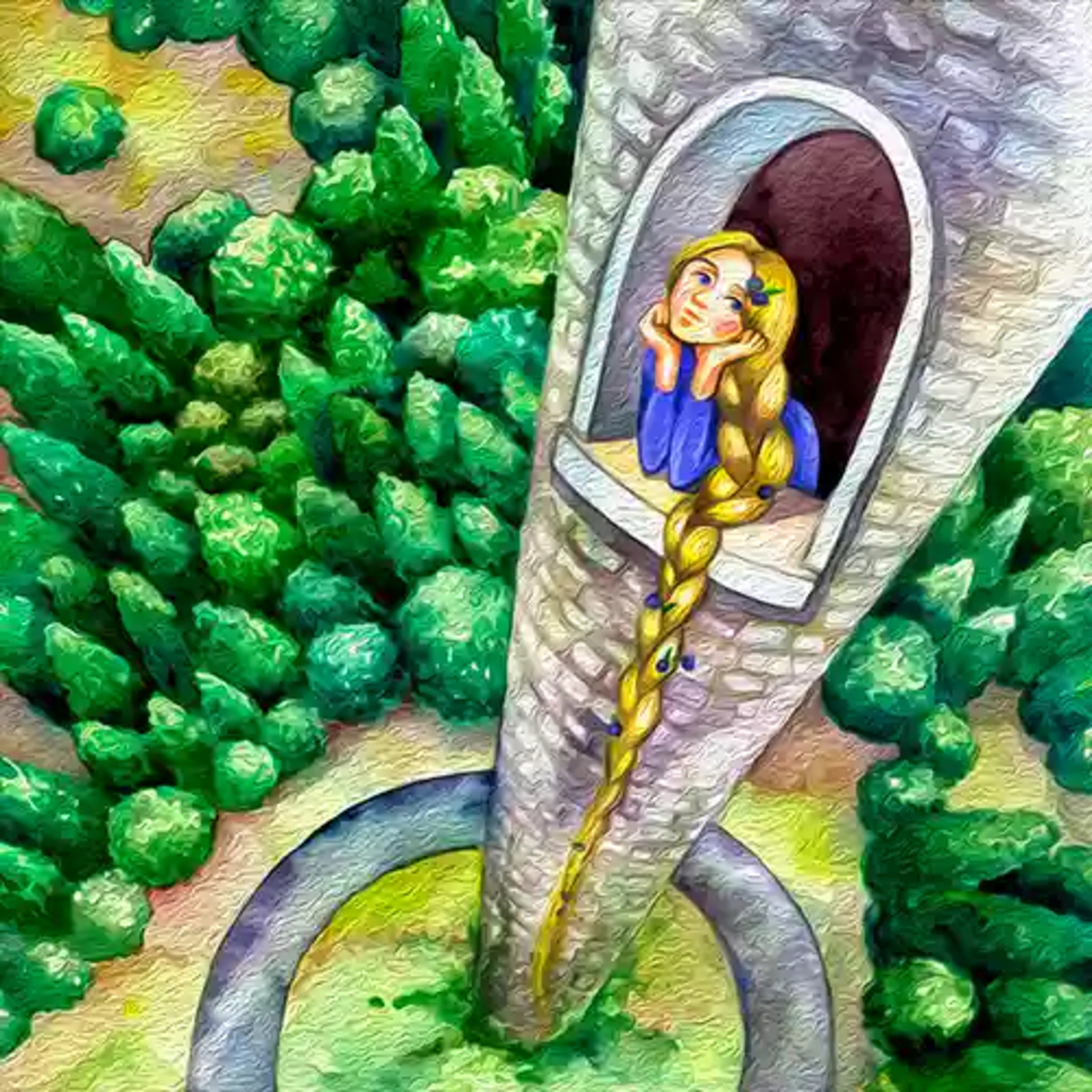 Рапунцель аудиосказка / Rapunzel audiobook in Russian episode artwork
