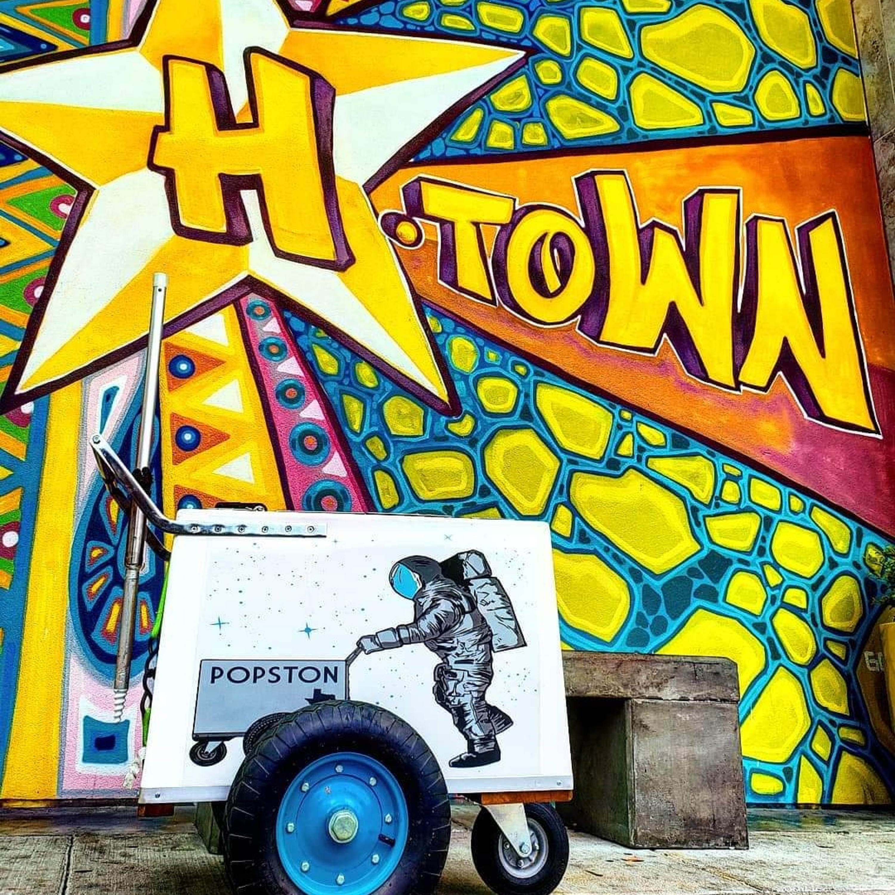 Popston explores new horizons with his out-of-this-world icy flavors. Popston explores new horizons with his out-of-this-world icy flavors.