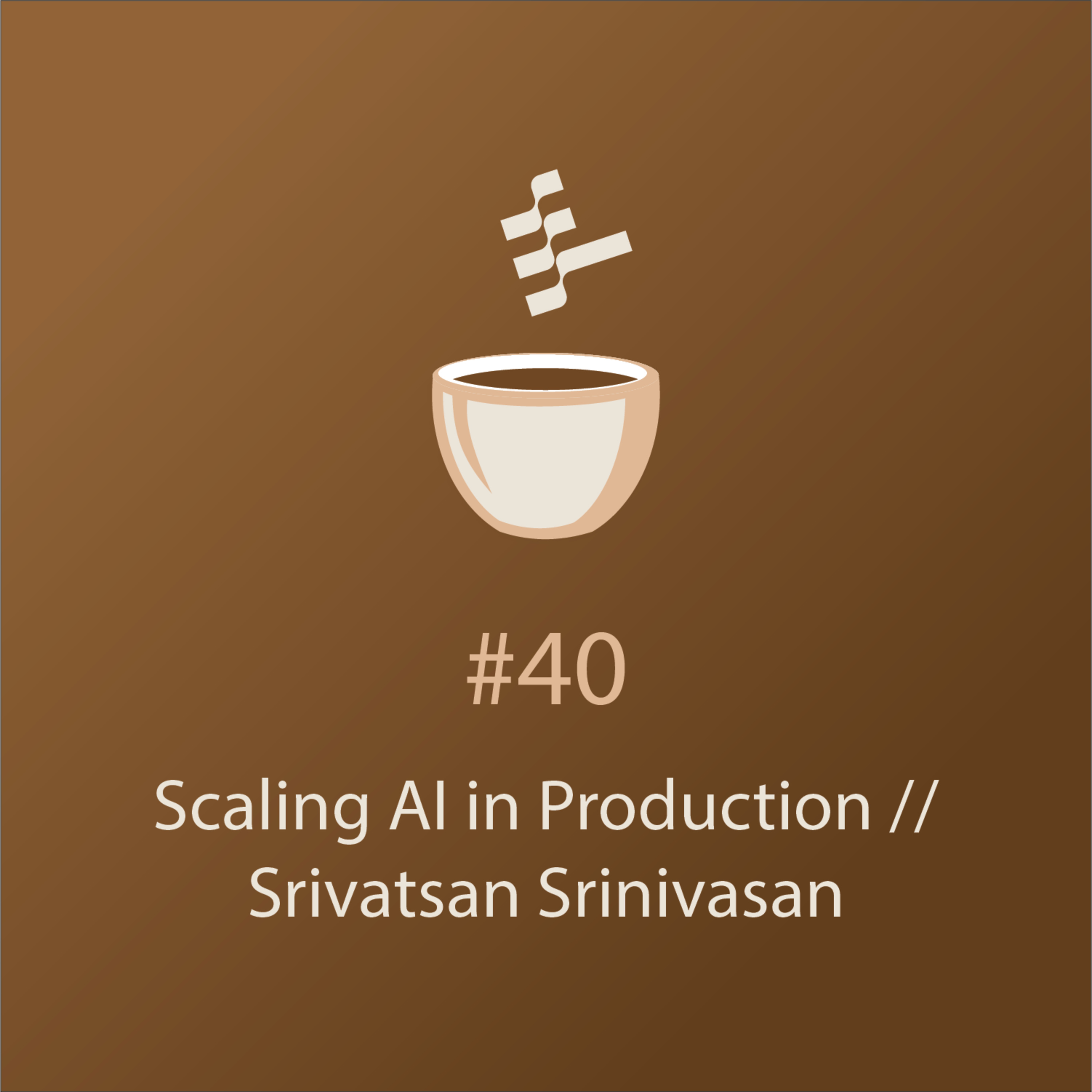 cover of episode Scaling AI in production // Srivatsan Srinivasan // MLOps Coffee Sessions #40