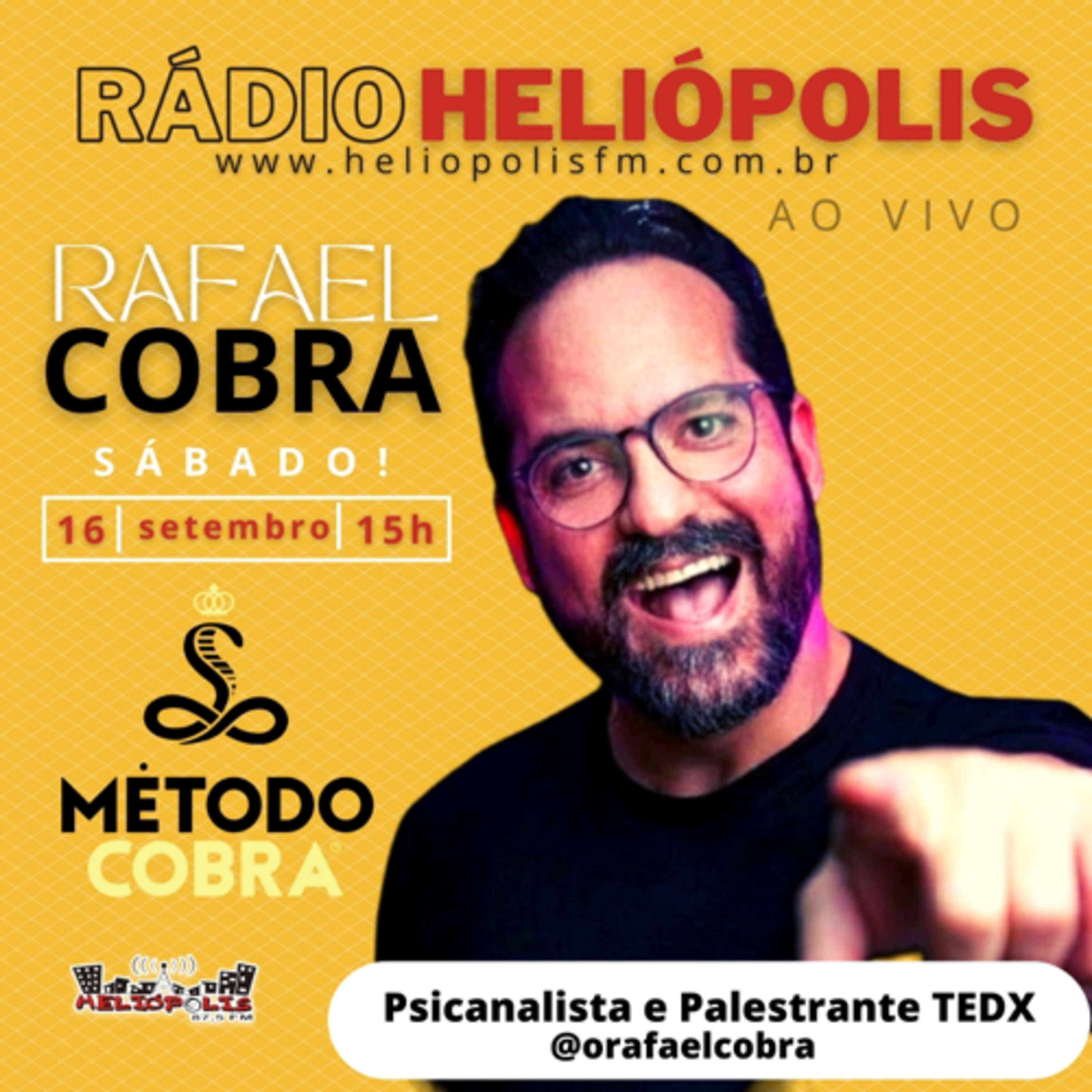 Alô,Pessoas! com Rafael Cobra (@orafaelcobra) na Rádio Comunitária Heliópolis 87,5 FM SP episode artwork