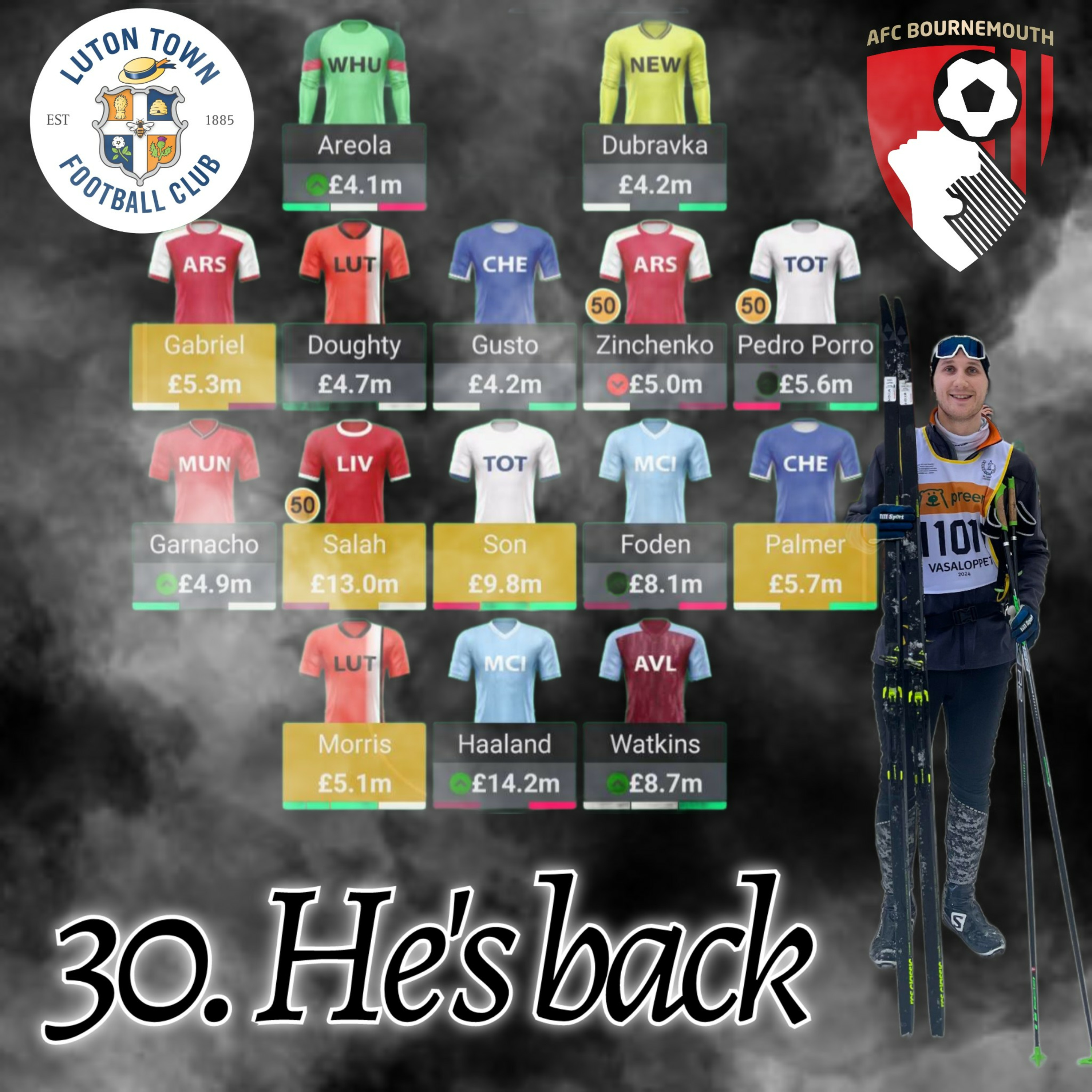 30. He's back
