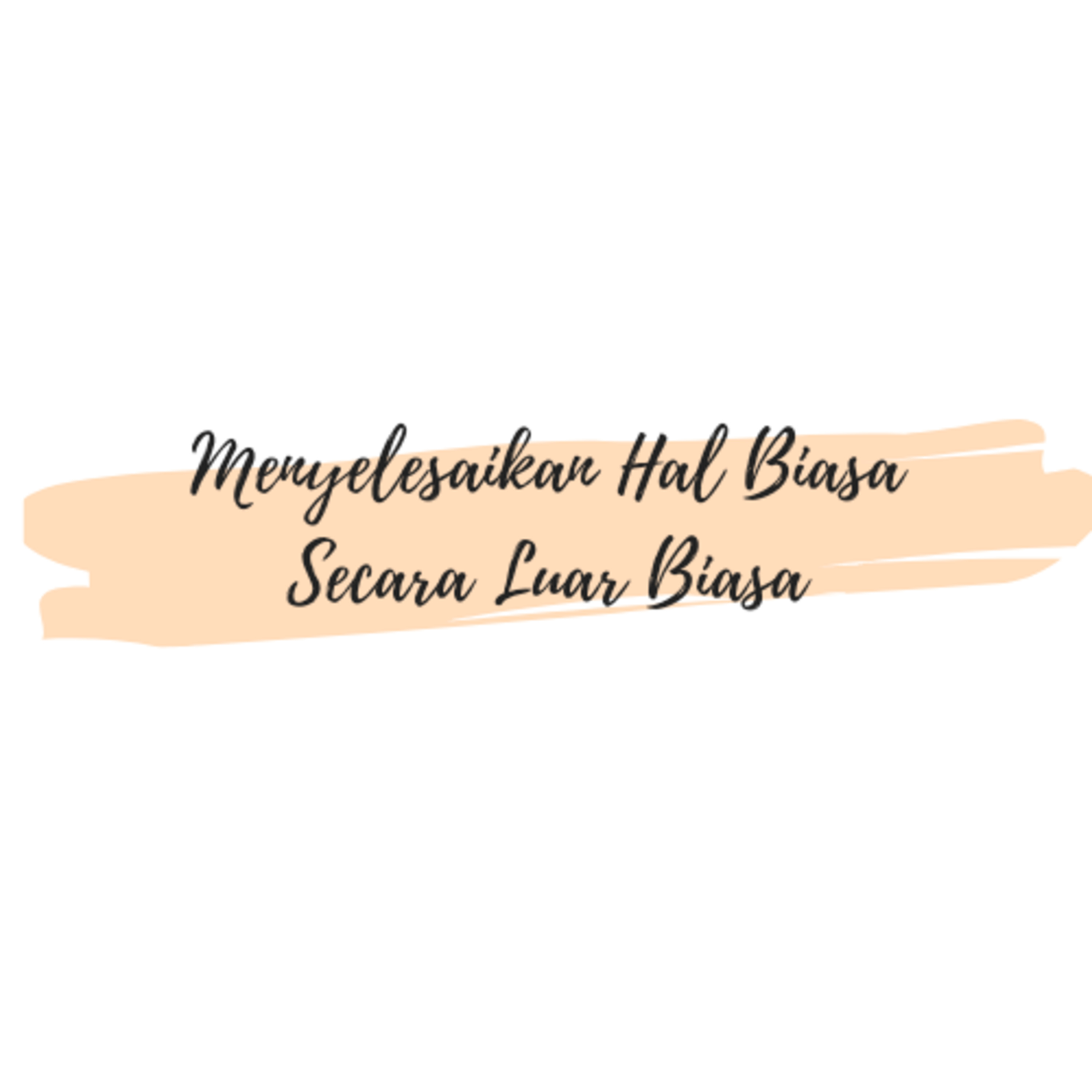 Menyelesaikan Hal Biasa Secara Luar Biasa episode artwork