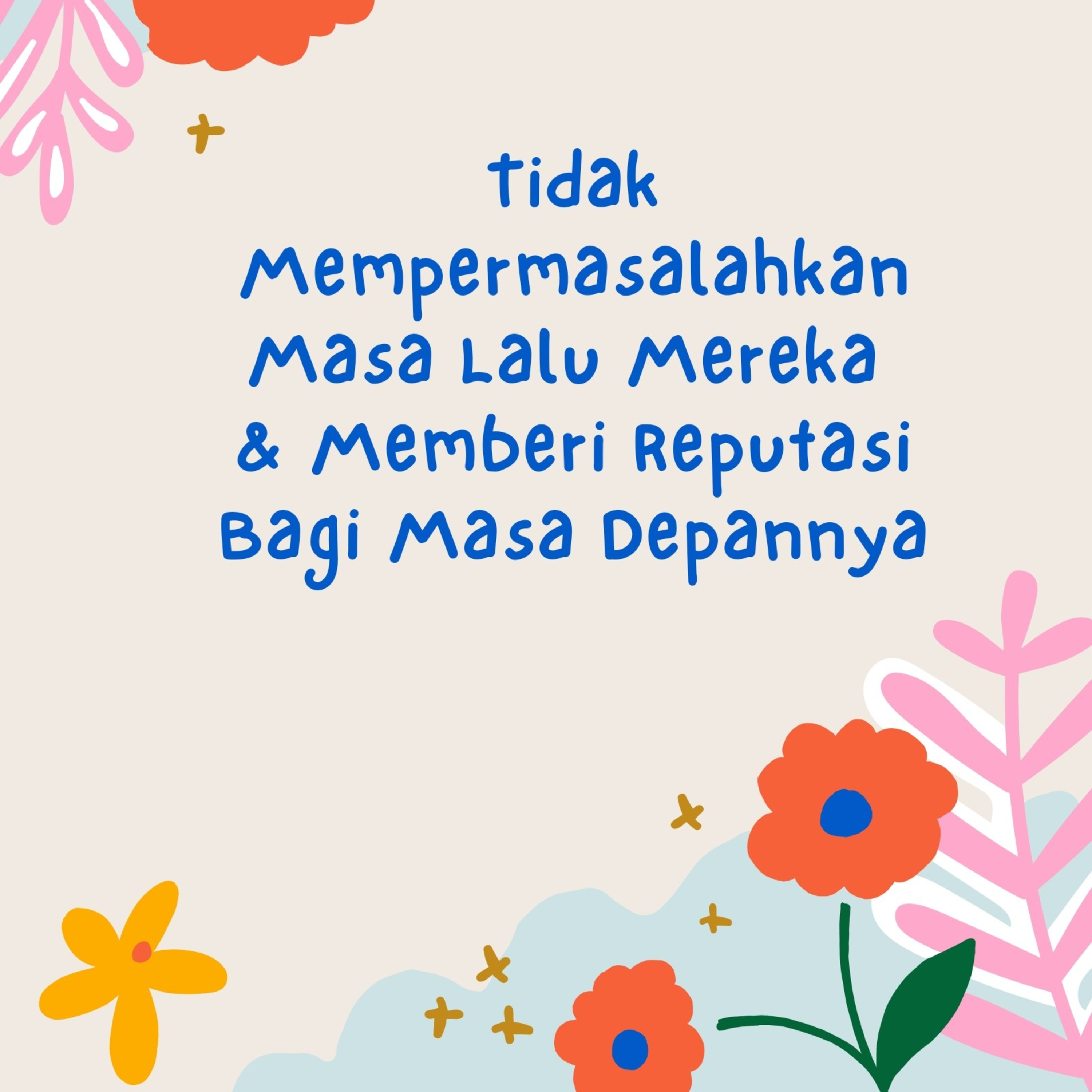 Tidak Mempermasalahkan Masa Lalu Mereka & Memberi Reputasi Bagi Masa Depannya episode artwork