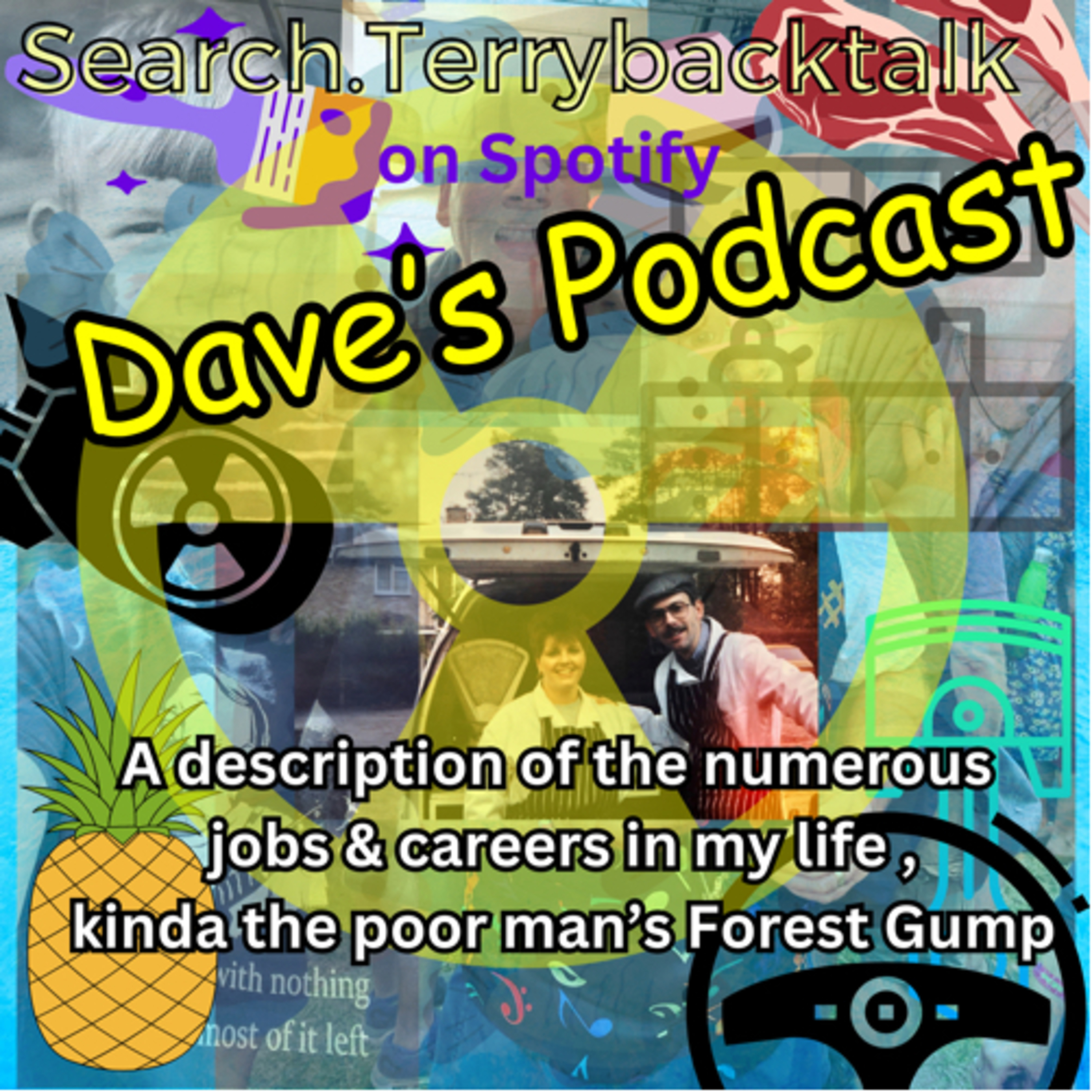 Dave’s Podcast Episode 5 Princess Margaret The Queen shopping trolleys yacht and chainsaw  episode artwork