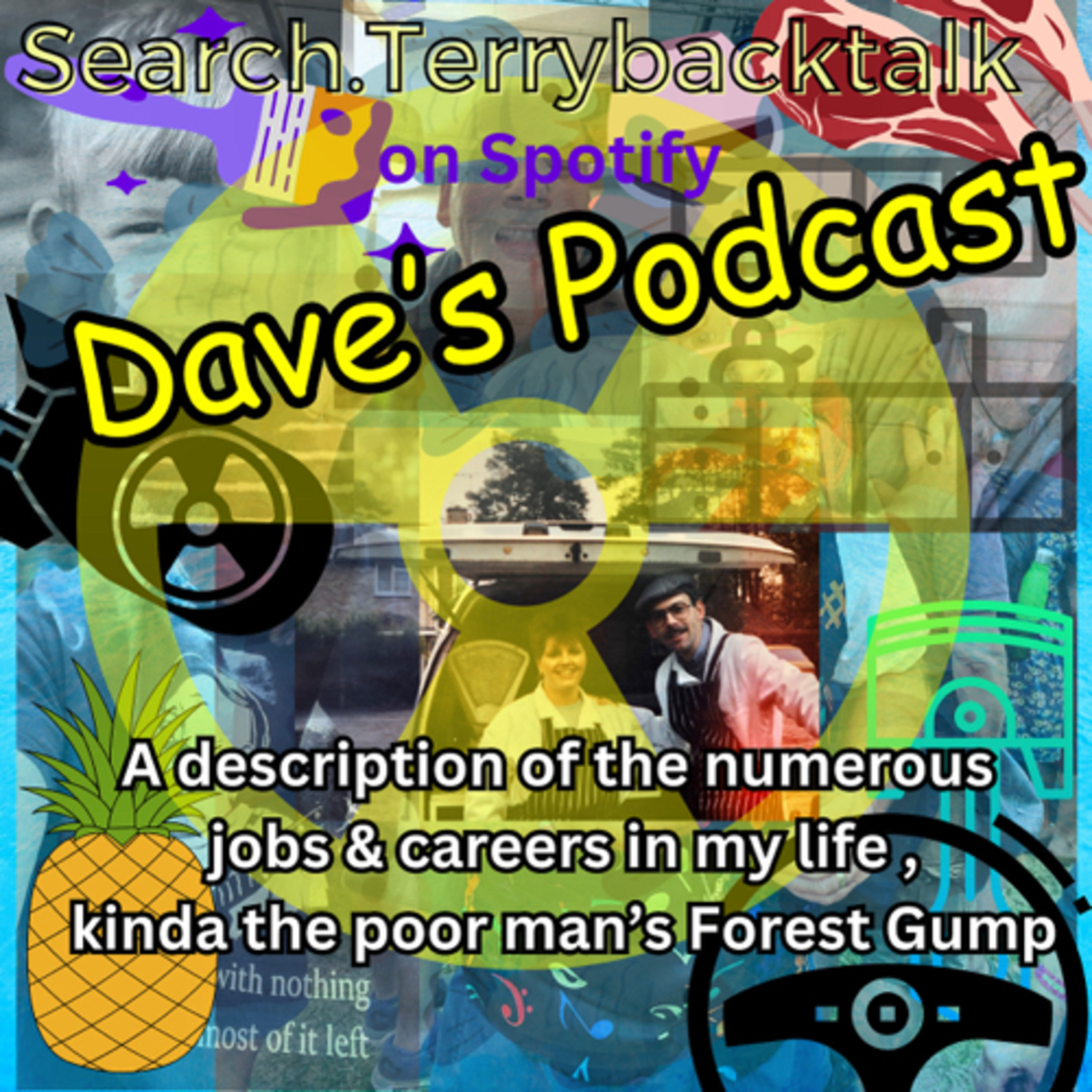 Dave’s Podcast Episode 9 two tribes flaming wedding dresses confetti camping and promotion  episode artwork