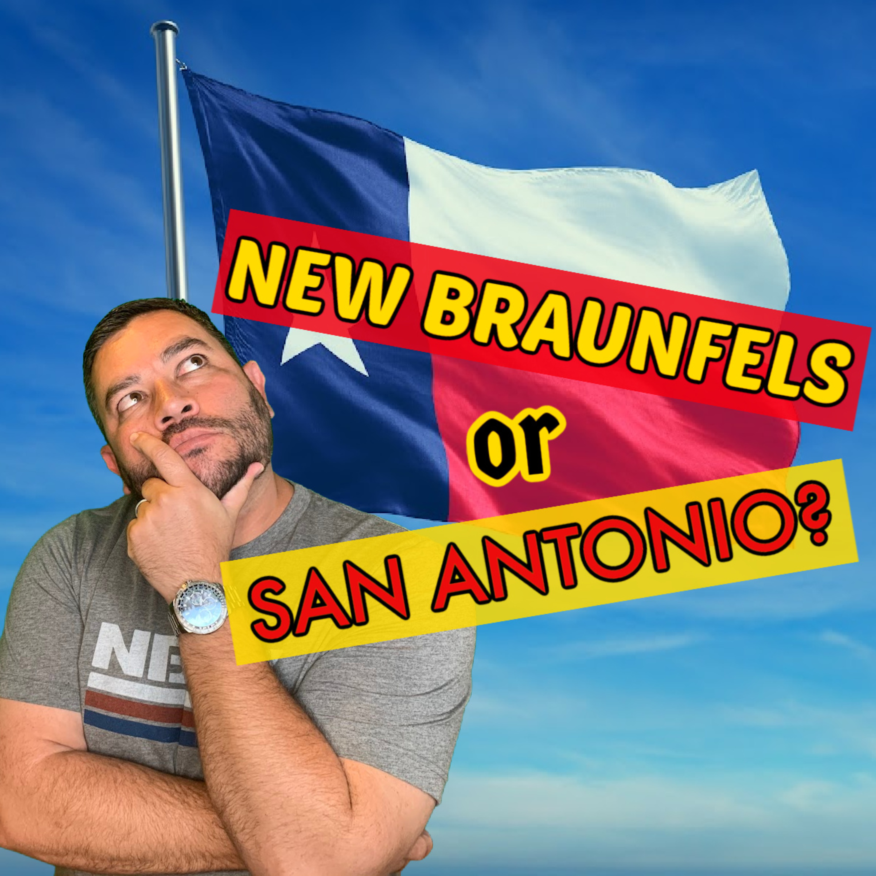 LIVING IN NEW BRAUNFELS VS. SAN ANTONIO, TX: Pros, cons, and other differences! episode artwork