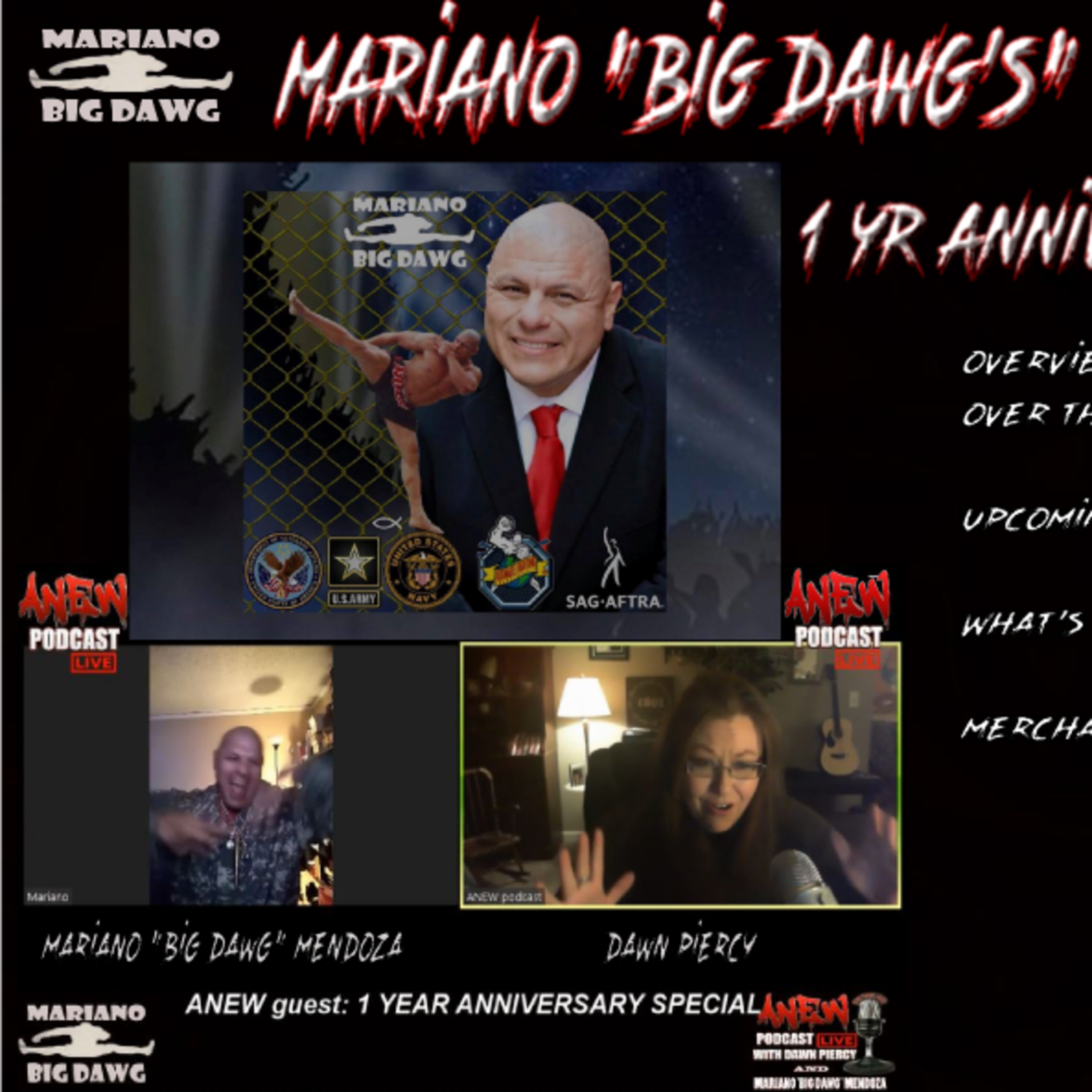 1 YR Anniversary Special for Mariano "Big Dawg's" Corner of ANEW podcast episode artwork