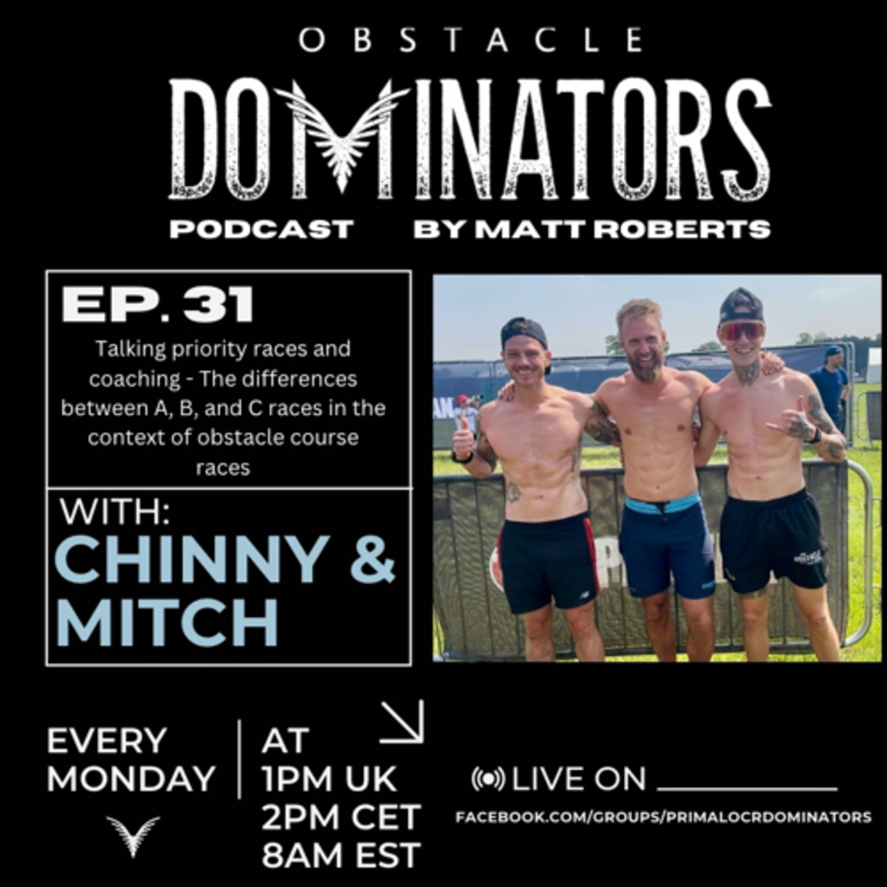 Ep 31 The difference between A, B & C races in the context of OCR  episode artwork