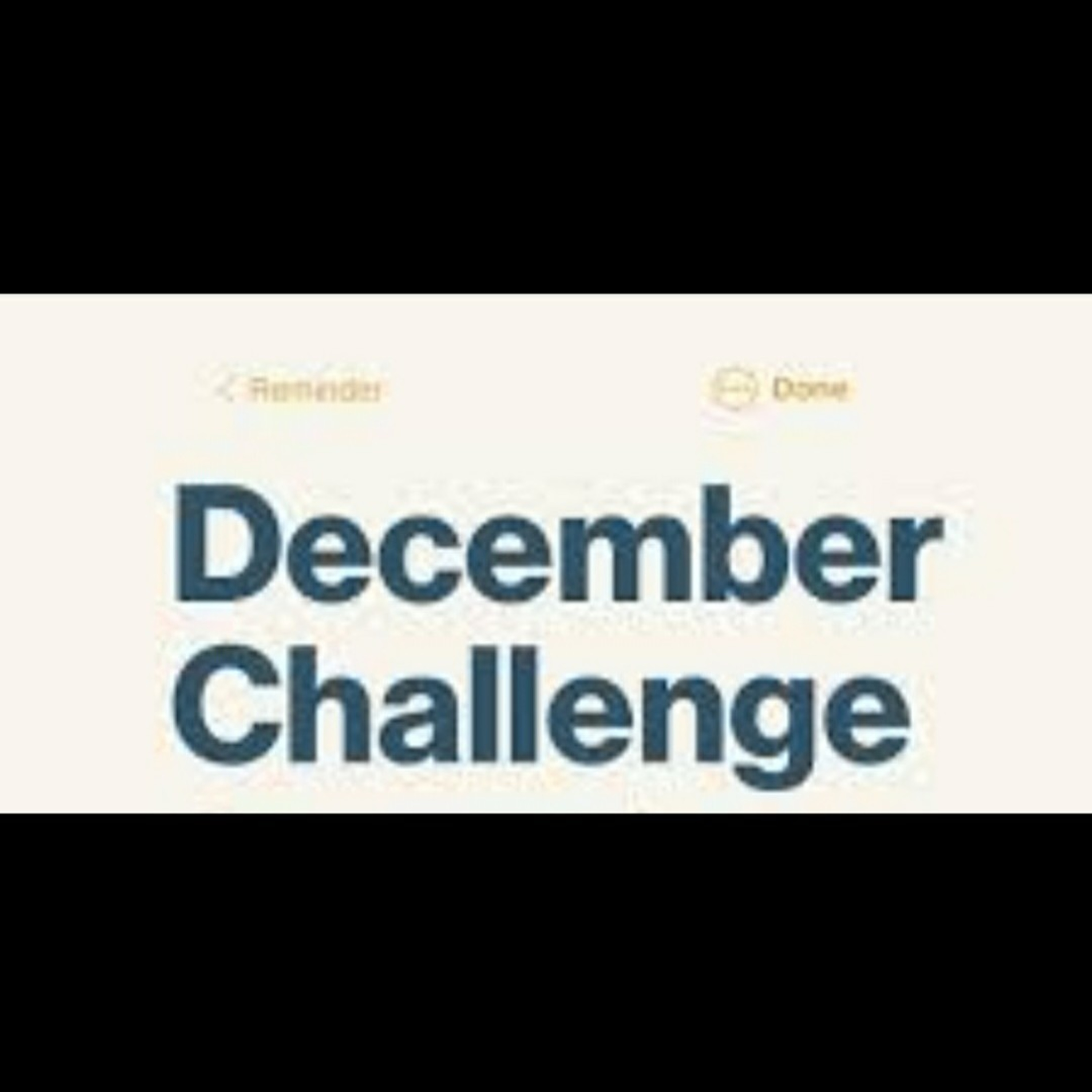 December Challenge! episode artwork