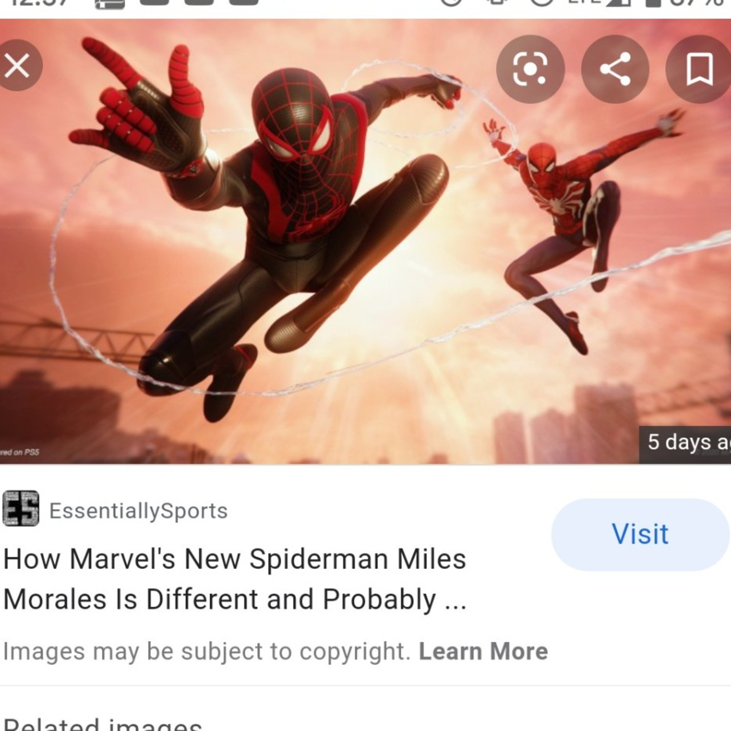 Spider-man (Miles Morales) Trailer Reaction and Information Video  episode artwork