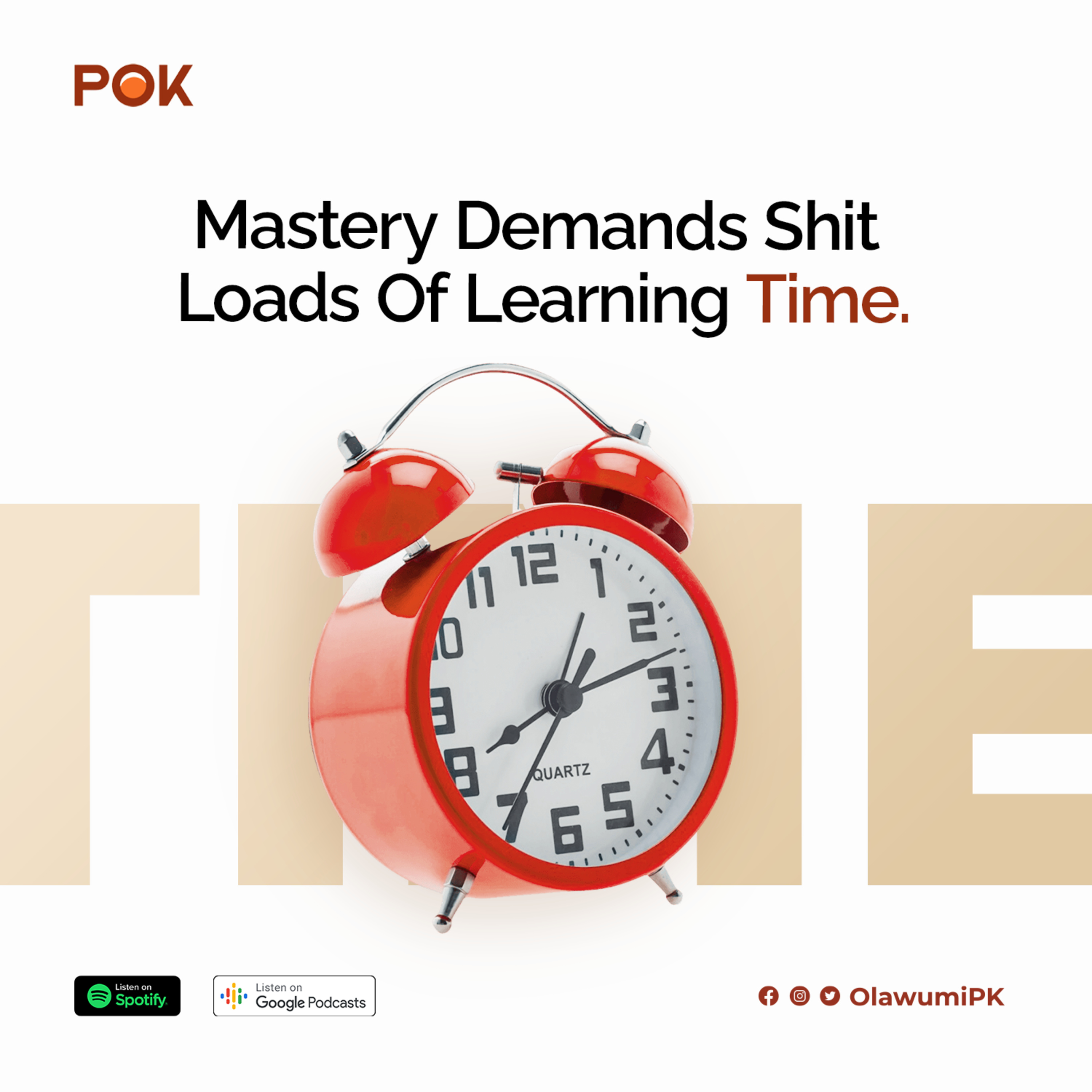 15. Mastery Demands Shit Loads Of Learning Time. episode artwork