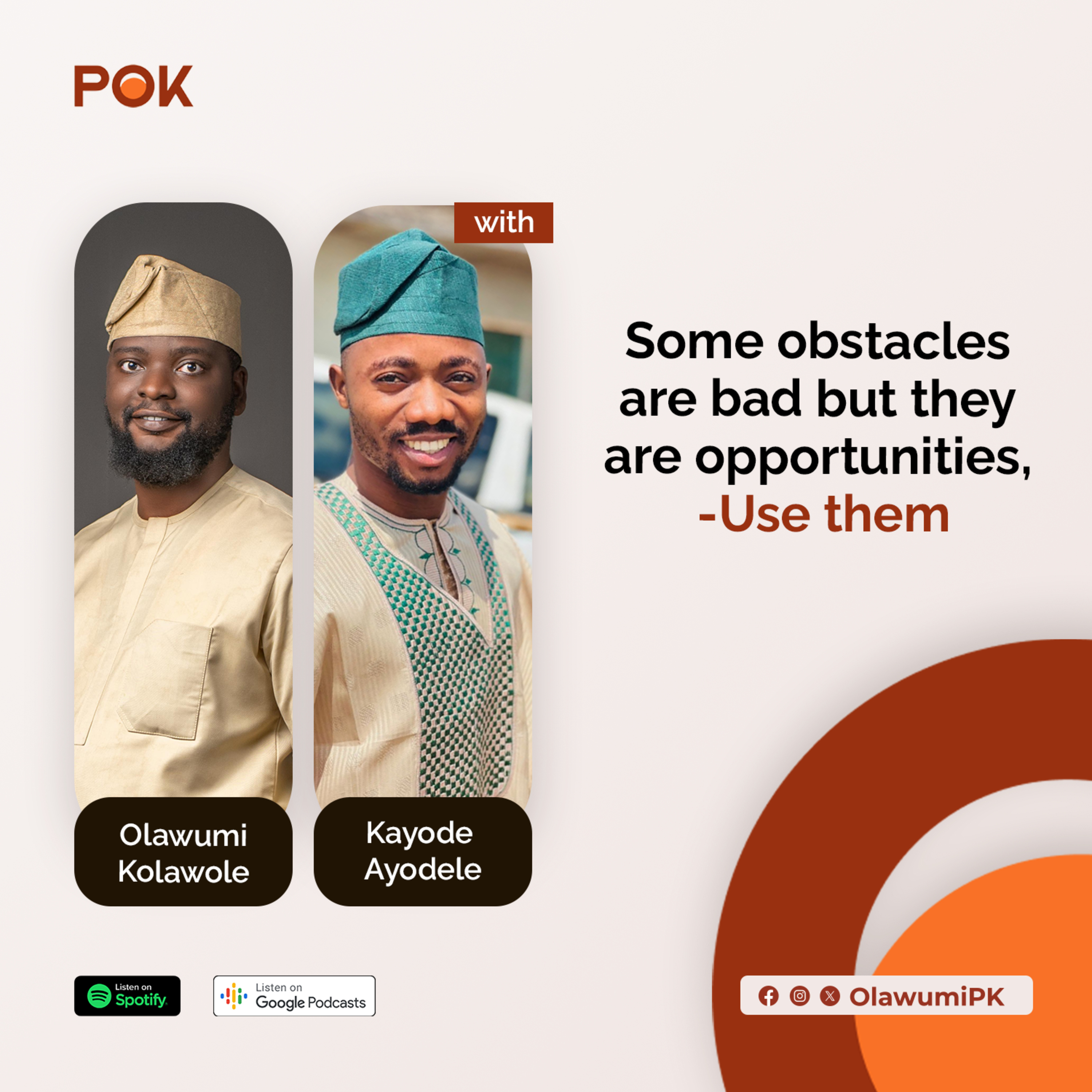 35. Some obstacles are bad but they are opportunities, Use them - Kayode Ayodele episode artwork