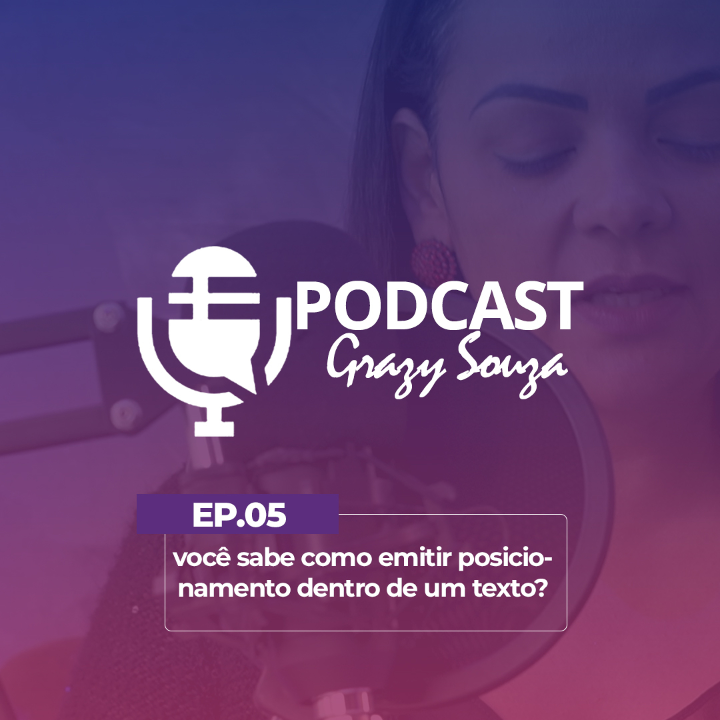 você sabe como emitir posicionamento dentro de um texto? episode artwork