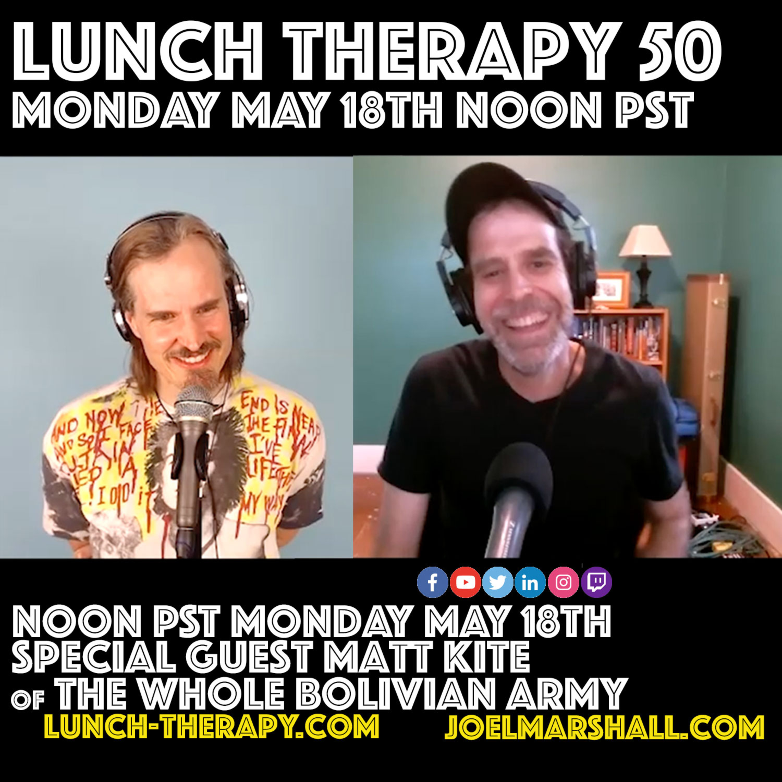 Joel Marshall\'s Lunch Therapy - Interview Friday