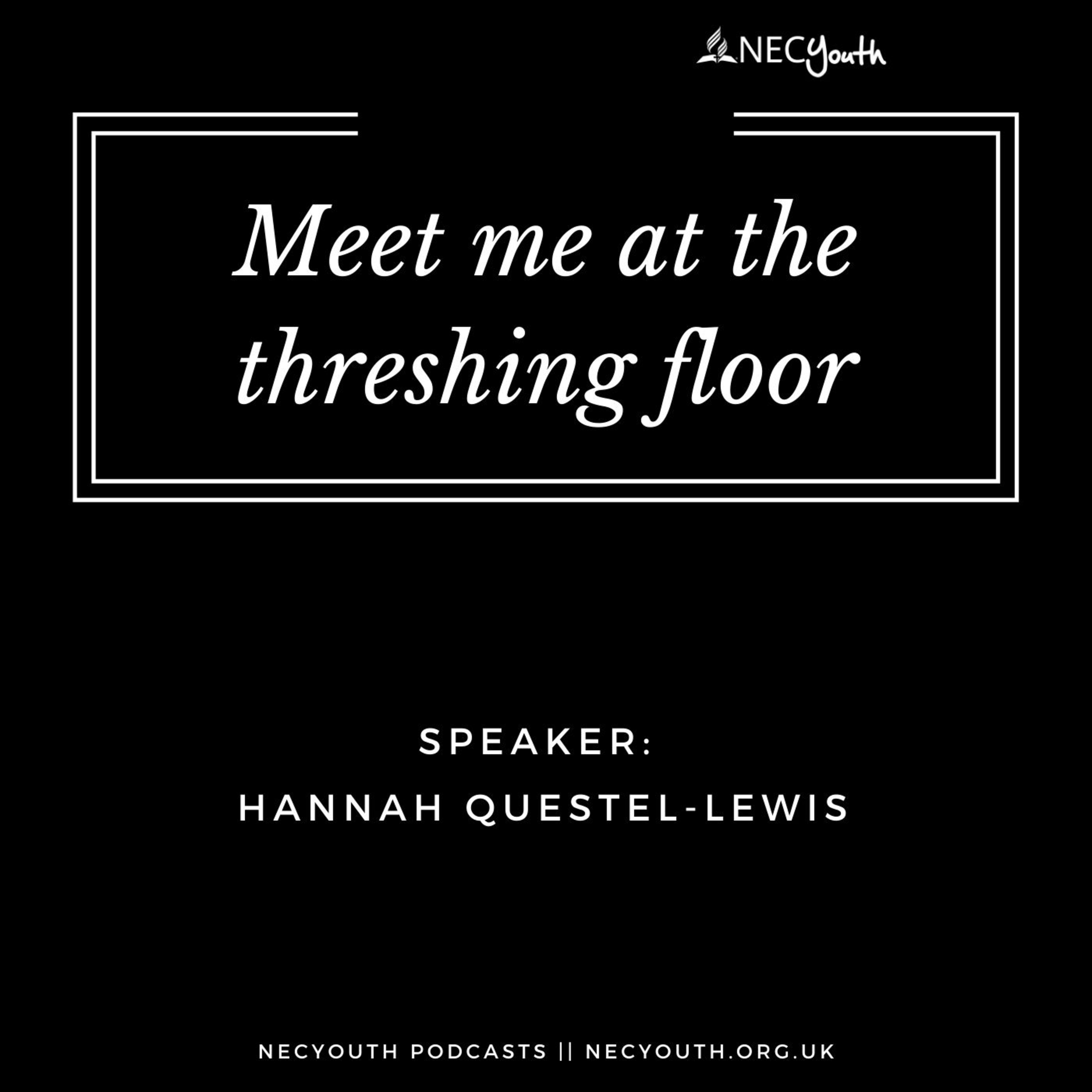 ‘Meet me at the threshing floor’ - Hannah Questel-Lewis episode artwork