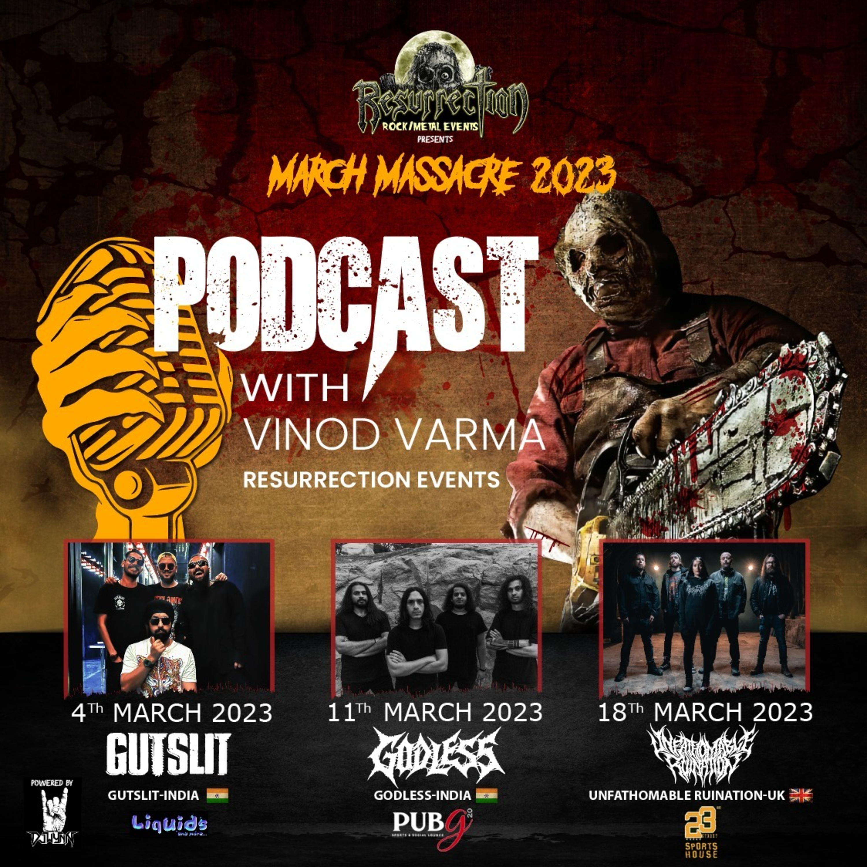 cover of episode Brilliant conversation with Vinod Varma, Resurrection Events! We discuss Desert Inferno 8, March Massacre 2023, His passion for music & history of organizing some of the best events in the Middle East