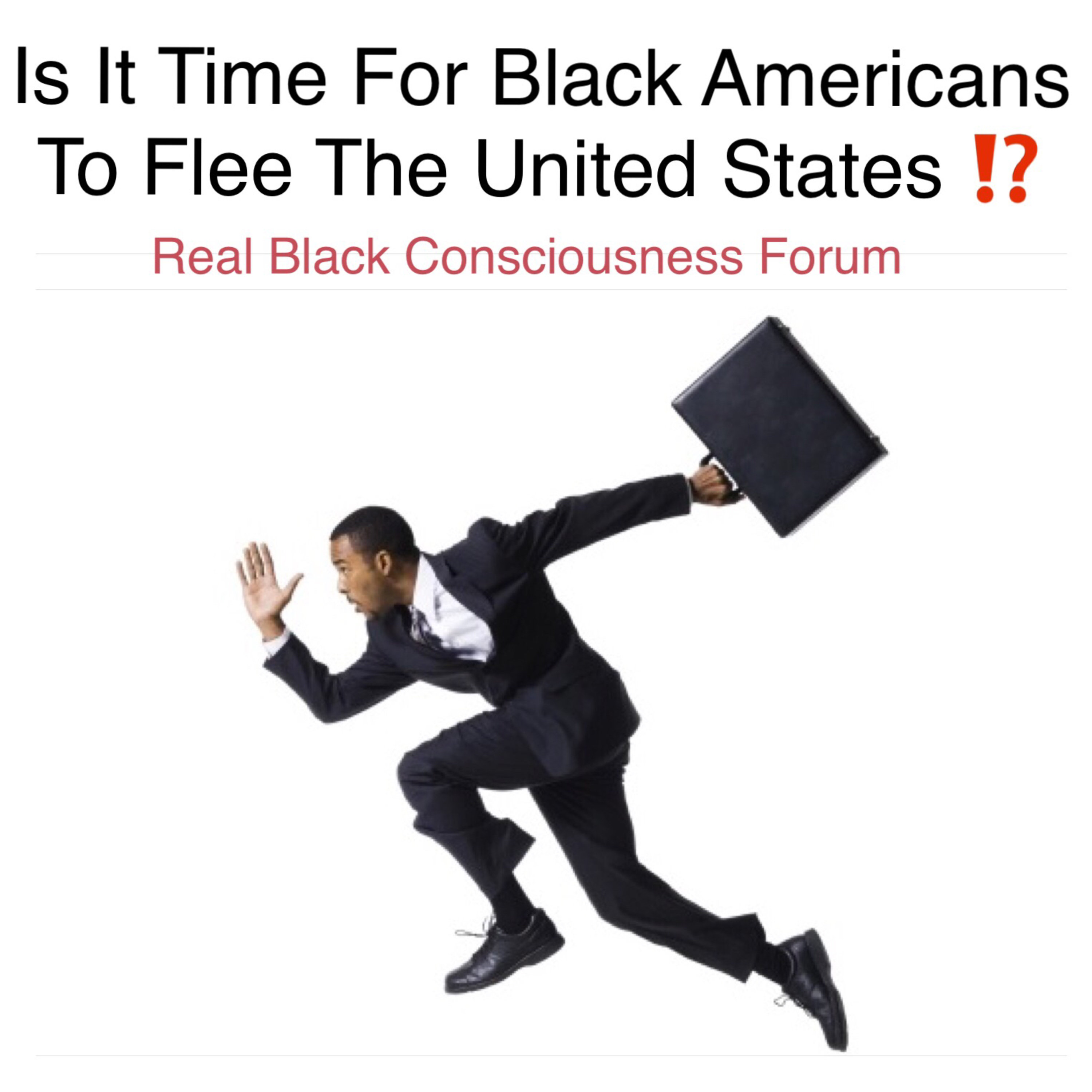 Is It Time For Black Americans To Flee The United States⁉️