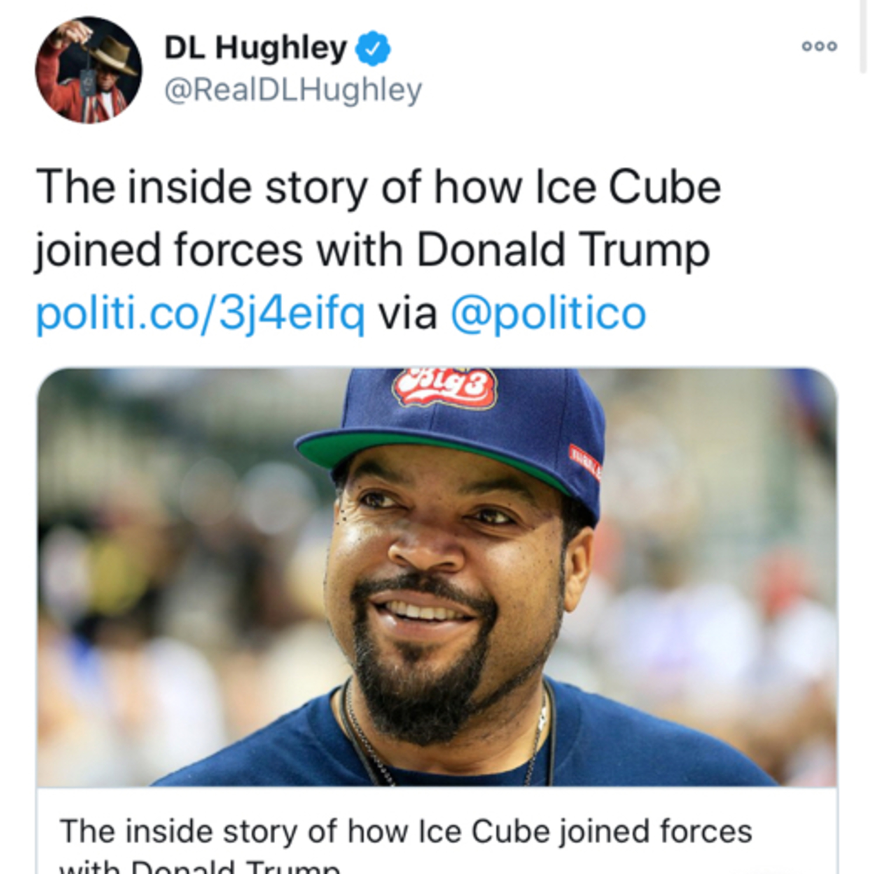 DL Hughley ATTACKS Ice Cube For Working With Trump Administration‼️ episode artwork