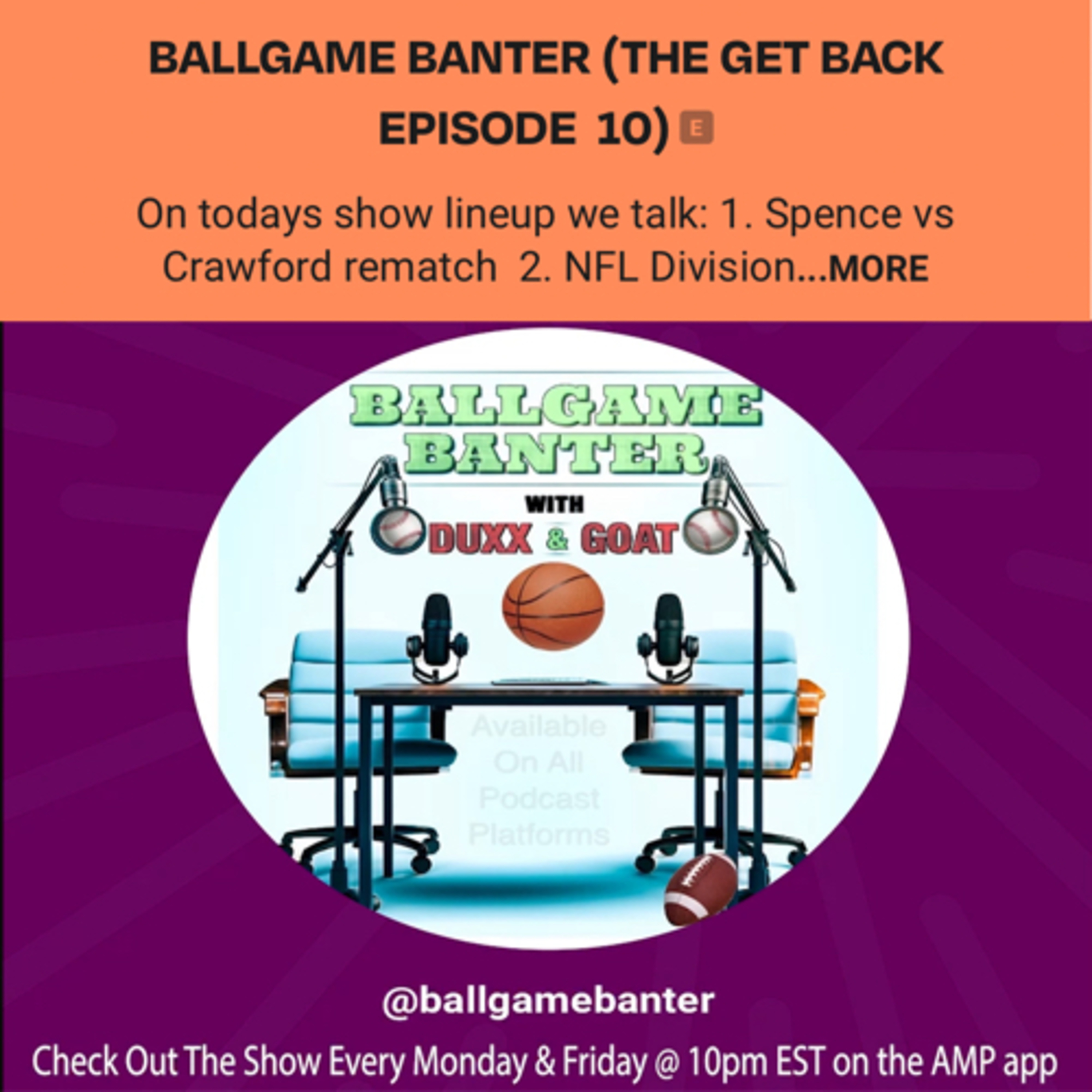 BALLGAME BANTER