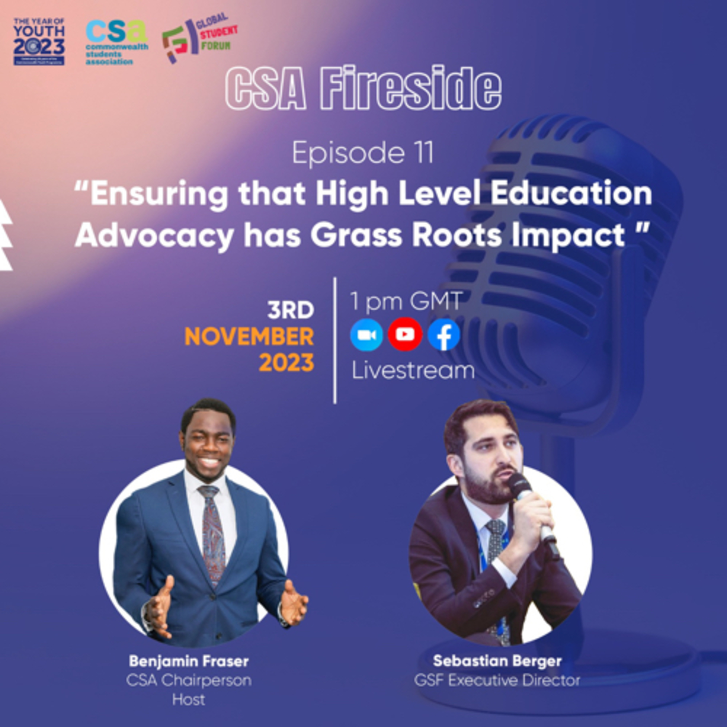 Ensuring that High Level Education Advocacy has Grass Roots Impact ft Sebastian Berger. episode artwork